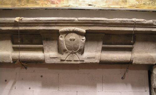 Antique Pietra Serena Stone Mantel Fireplace photo furniture
