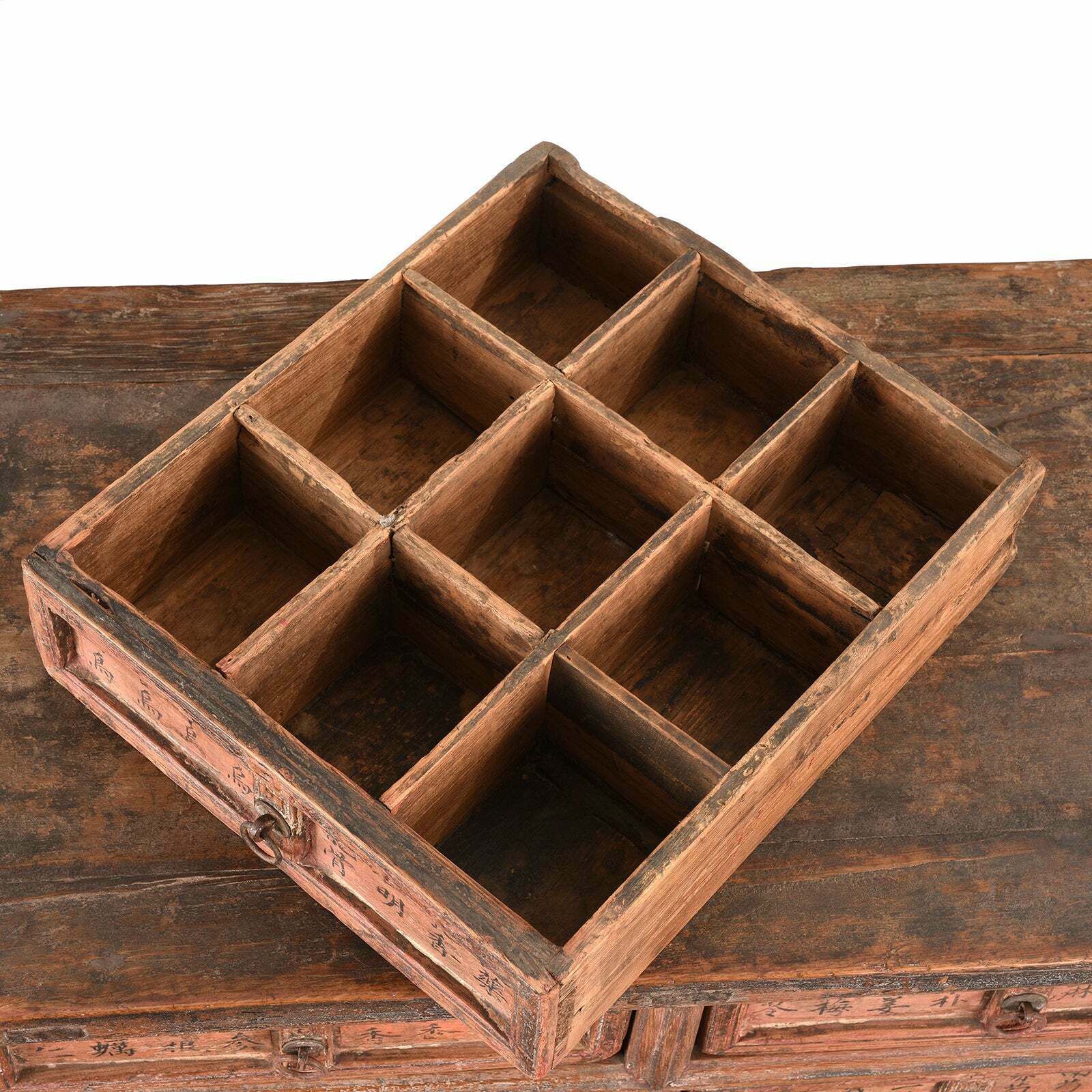 Antique Chinese Apothecary Chest, 19th Century photo vinterior