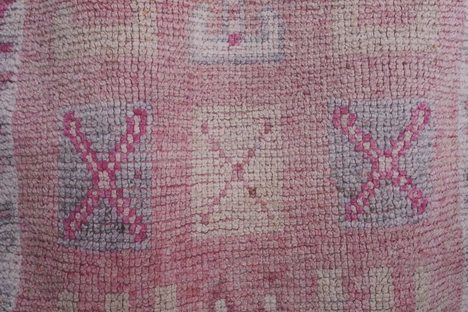 1960s Vintage Faded Turkish Herki Runner 2'10'' X 9'9'' photo Textiles