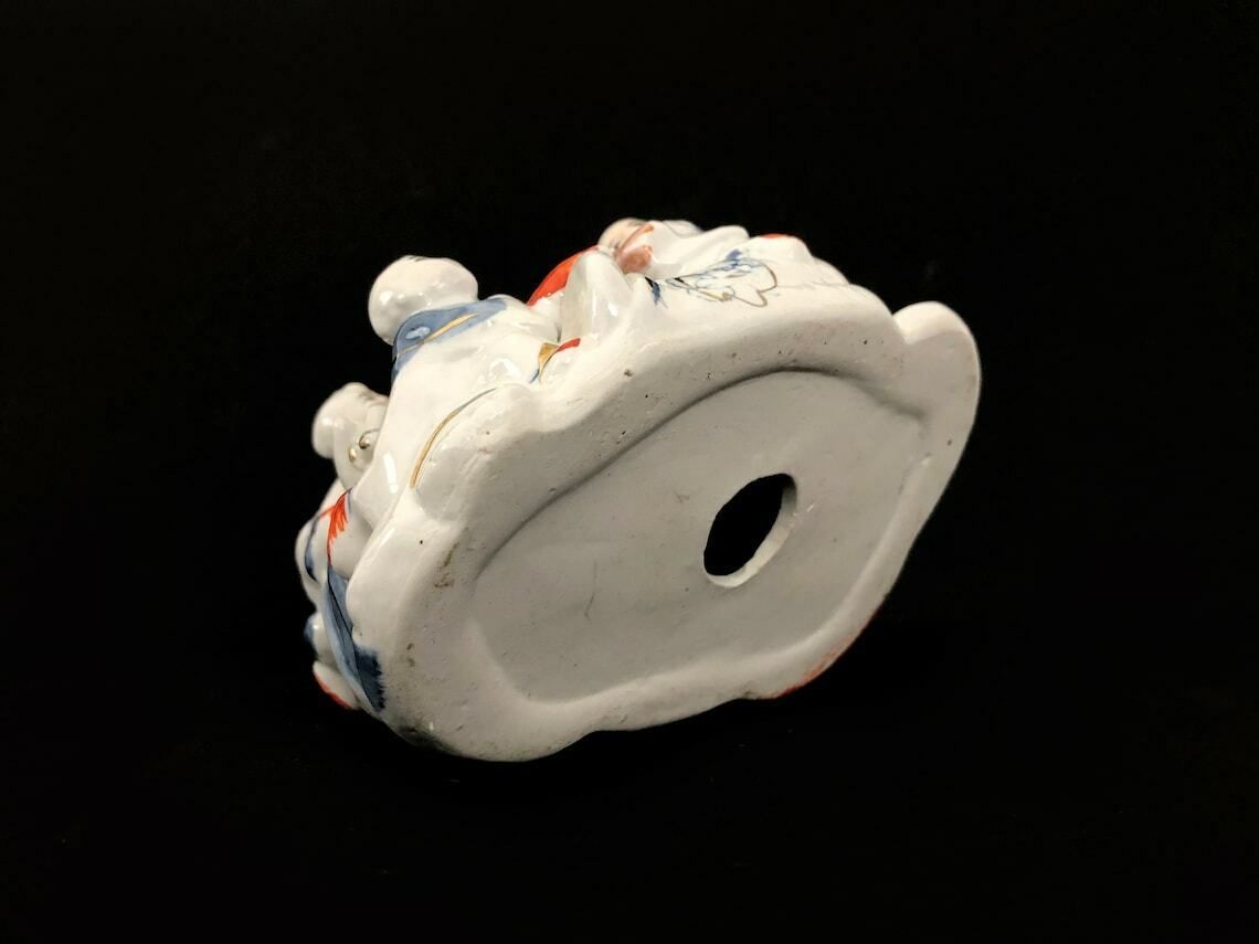 photo furniture Chinese Porcelain Laughing Buddha With Children Statue