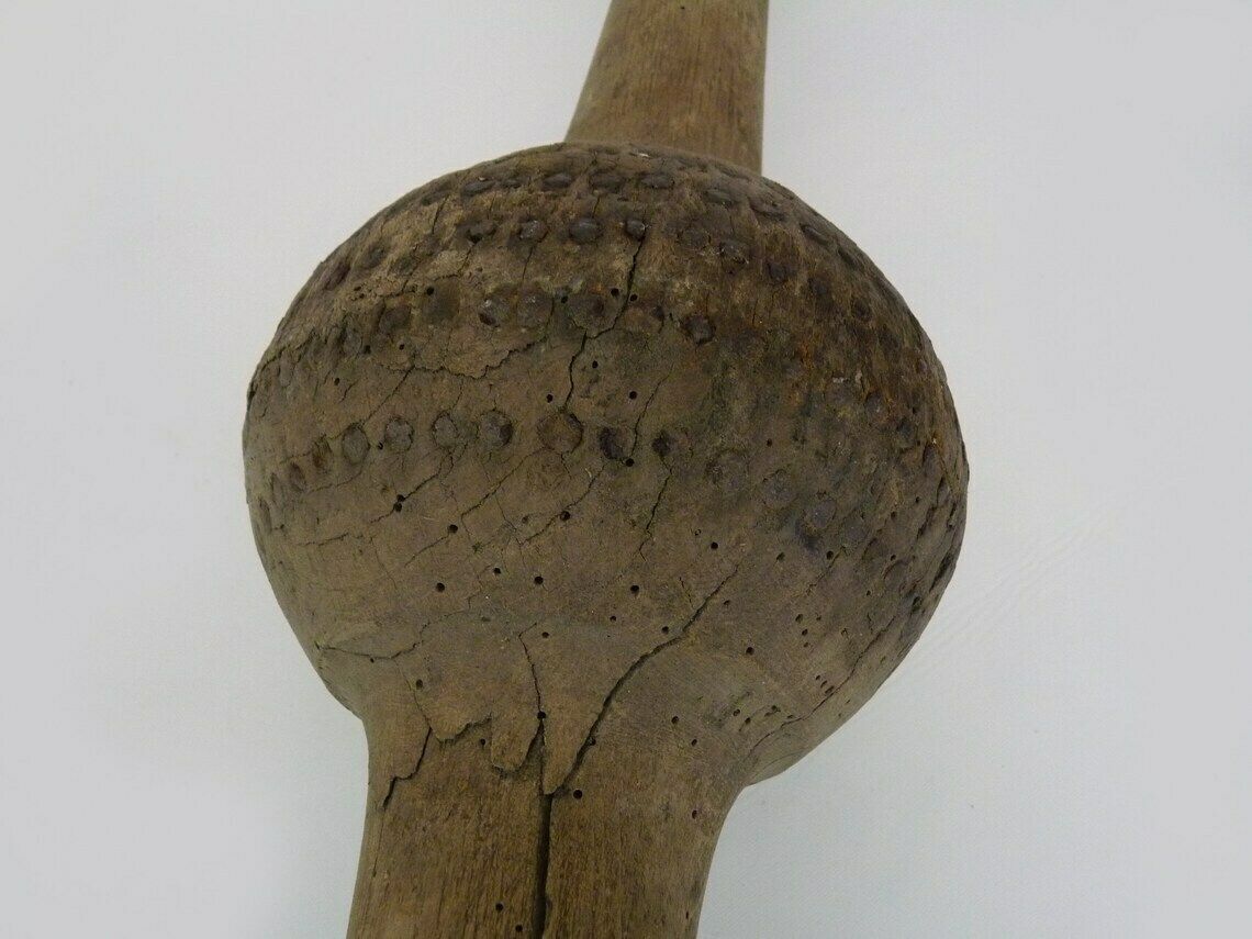 Old Basque Studded Wooden Keel. Bowling Games. Old Games. Xixth photo for sale