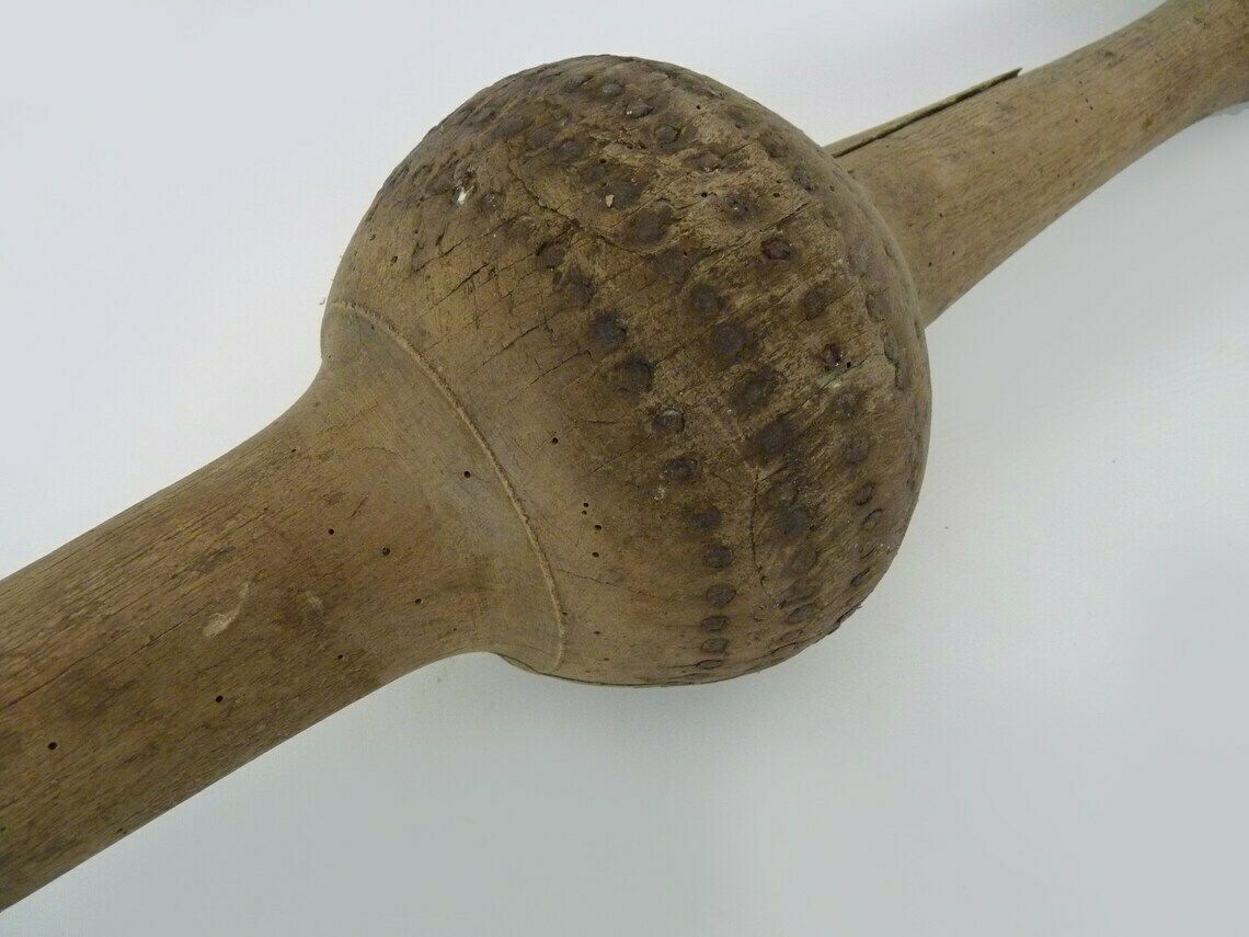 Old Basque Studded Wooden Keel. Bowling Games. Old Games. Xixth photo Home Decor