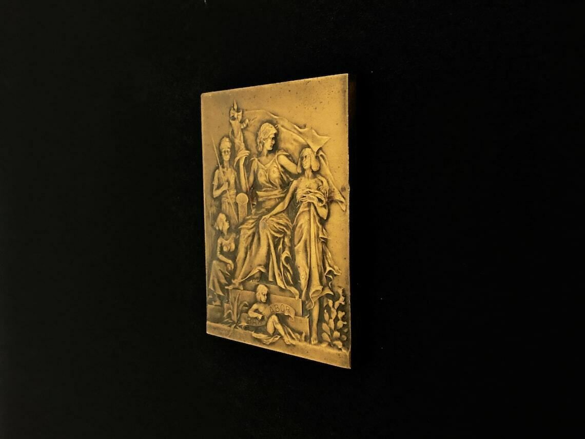Pax Labor-medaille (Vrede door Arbeid) in brons door G.Prudhomme photo for sale