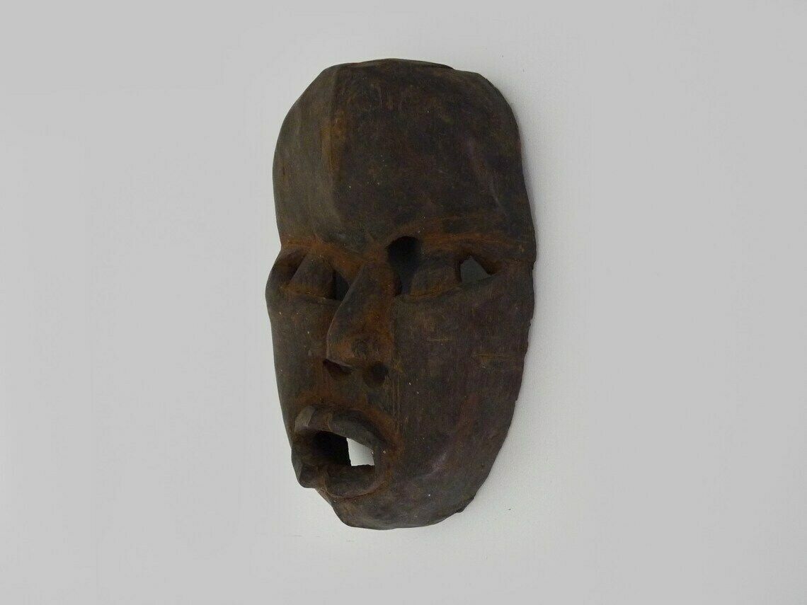Kran Mask From Ivory Coast. African Tribal Art. Primitive Art photo for sale