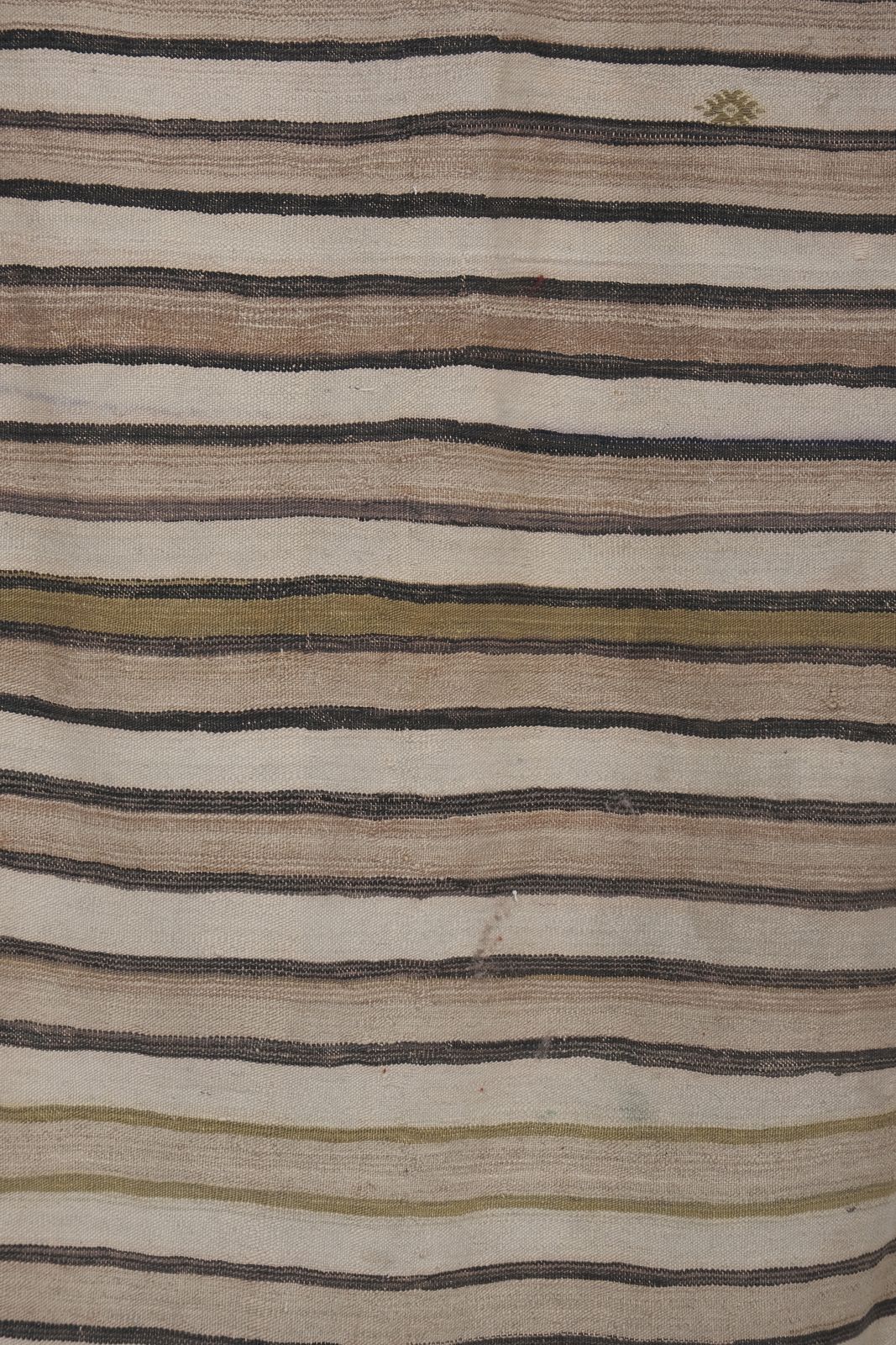 Soft Natural Color Hallway Kilim Runner Rug 3'7'' X 9'3'' photo vintage