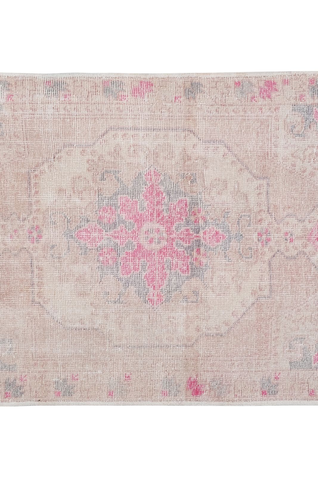 Hand Knotted Faded Turkish Rug 4'3'' X 7'3'' photo 600.0
