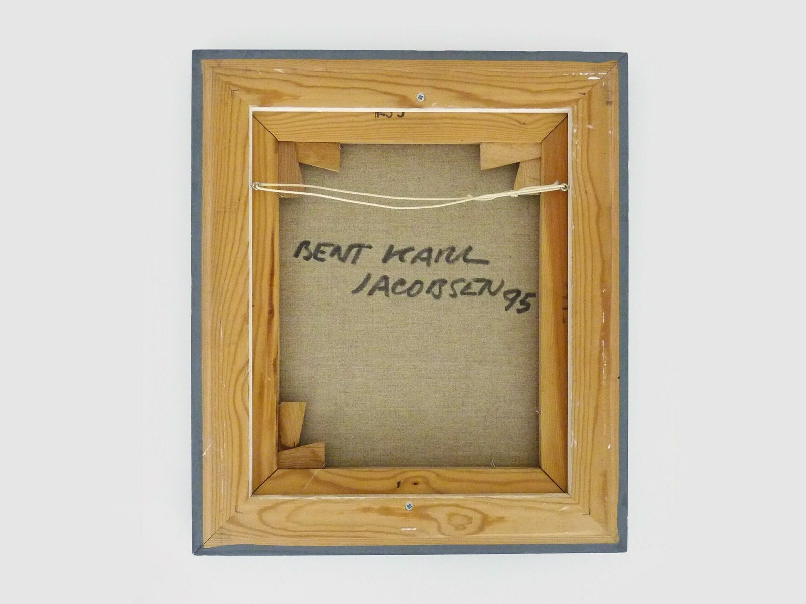 photo furniture Huile sur toile Bent Karl Jacobsen (1934 2004). 1995