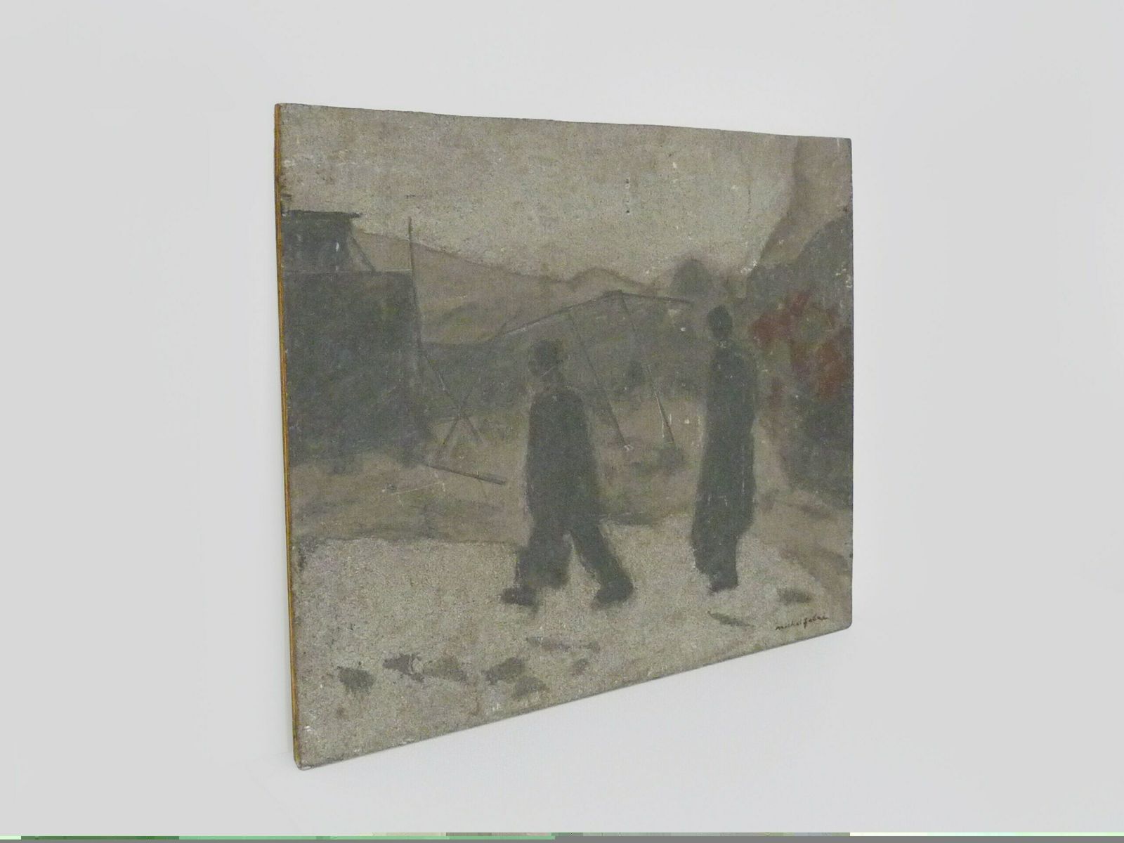 Peinture de sable « Untitled » par Michel Fabre, artiste contemporain photo furniture