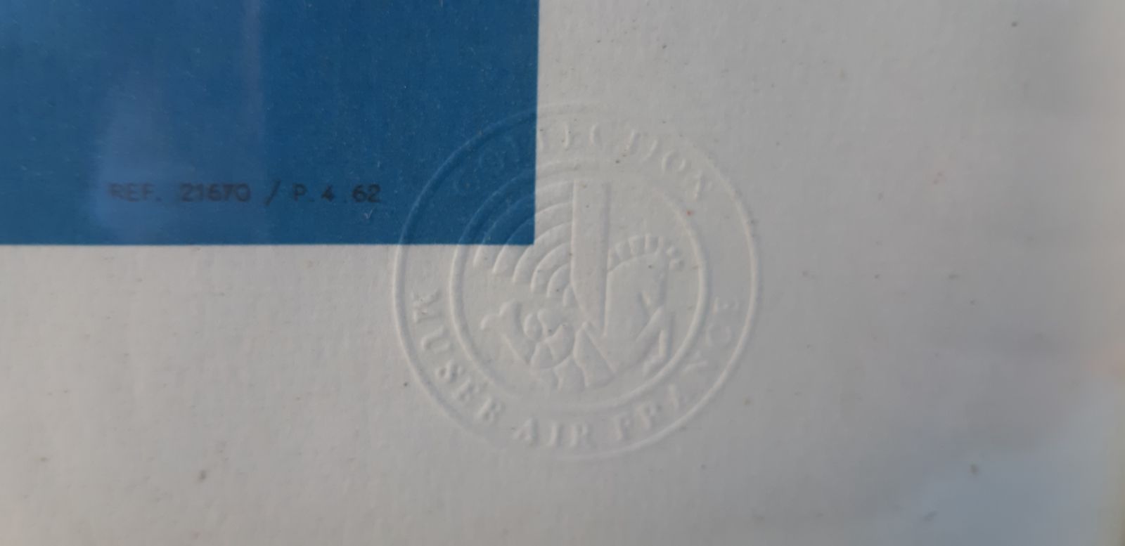 234.36 Litho Air France Mexico Ad By Guy Georger photo