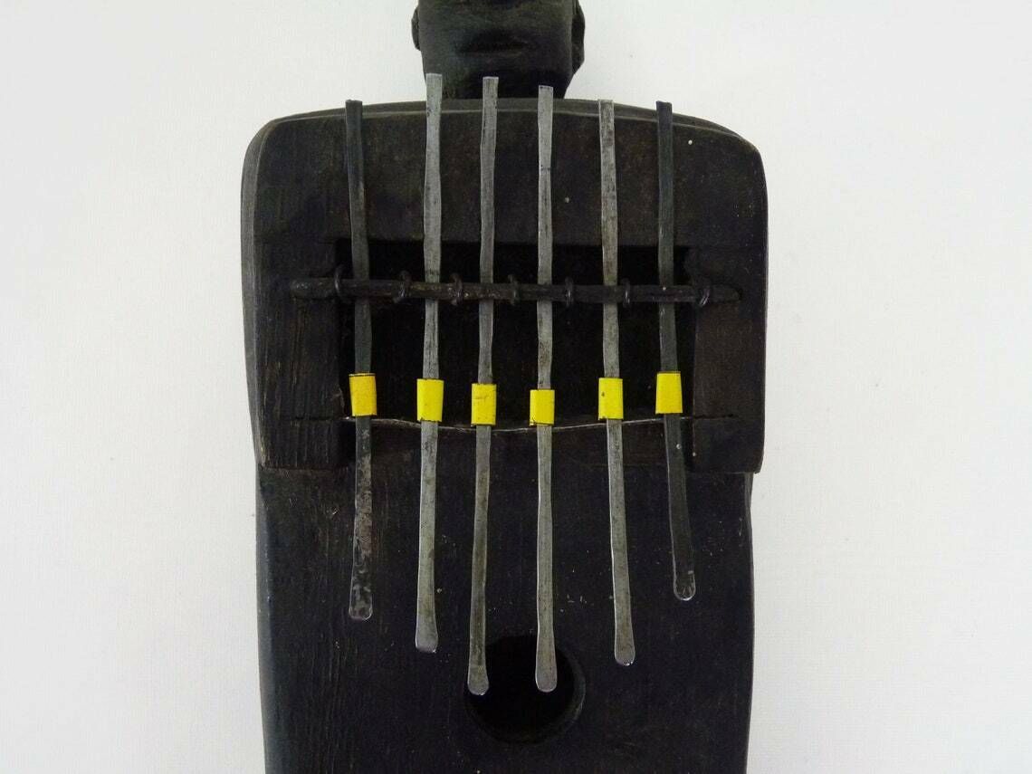 Superb Lamellophone Luba Piano Sanza African Tribal photo buy