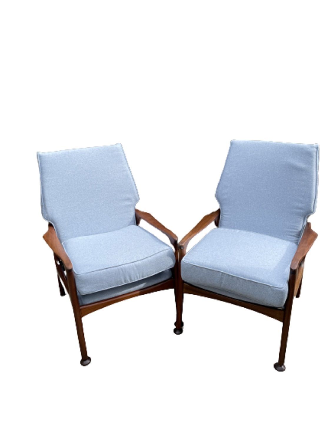 Furniture Midcentury Fred Lowen Fler Sc58 Armchairs photo