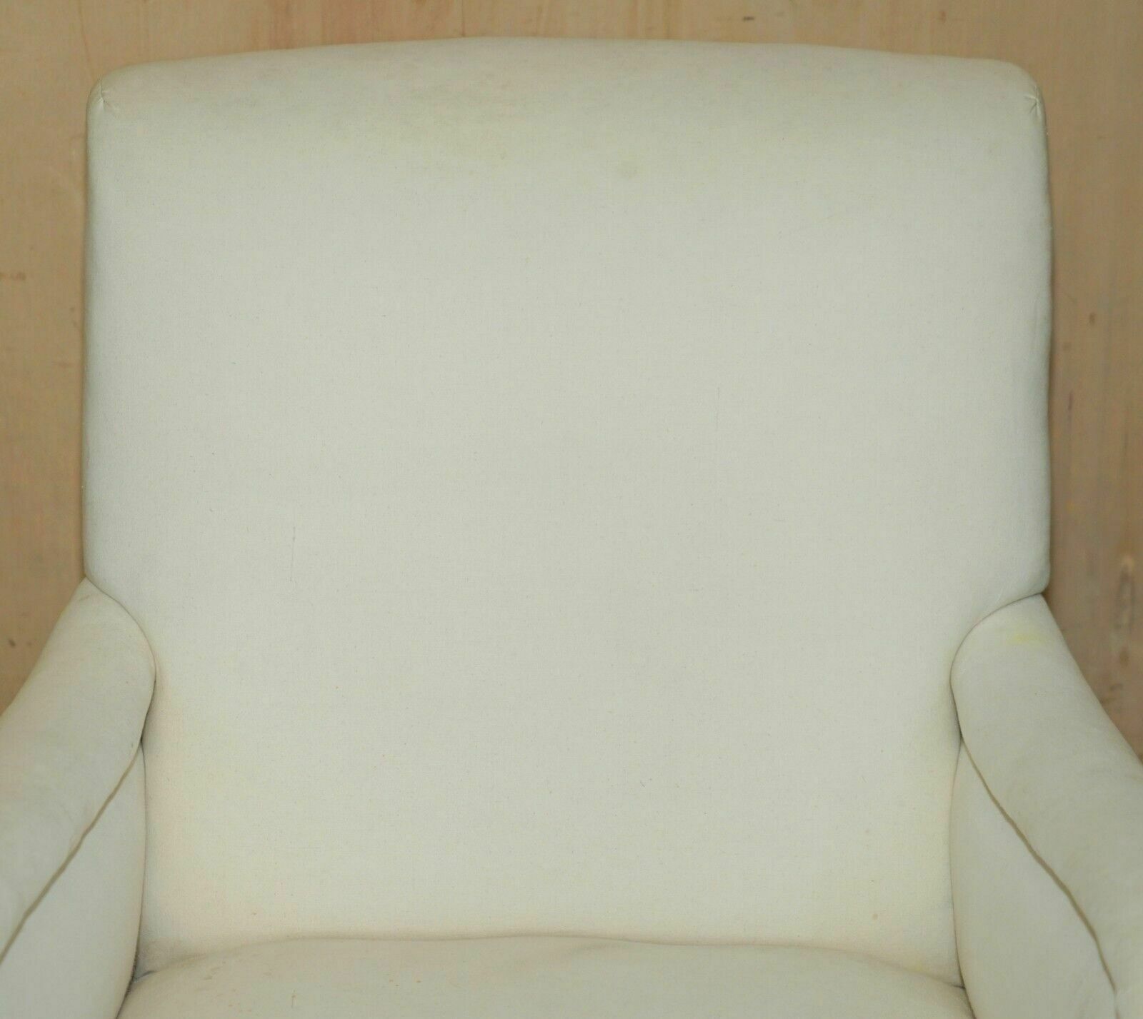 Antique Victorian Howard & Son's Bridgewater Style Armchair Nicely Sculpted Arms photo for sale
