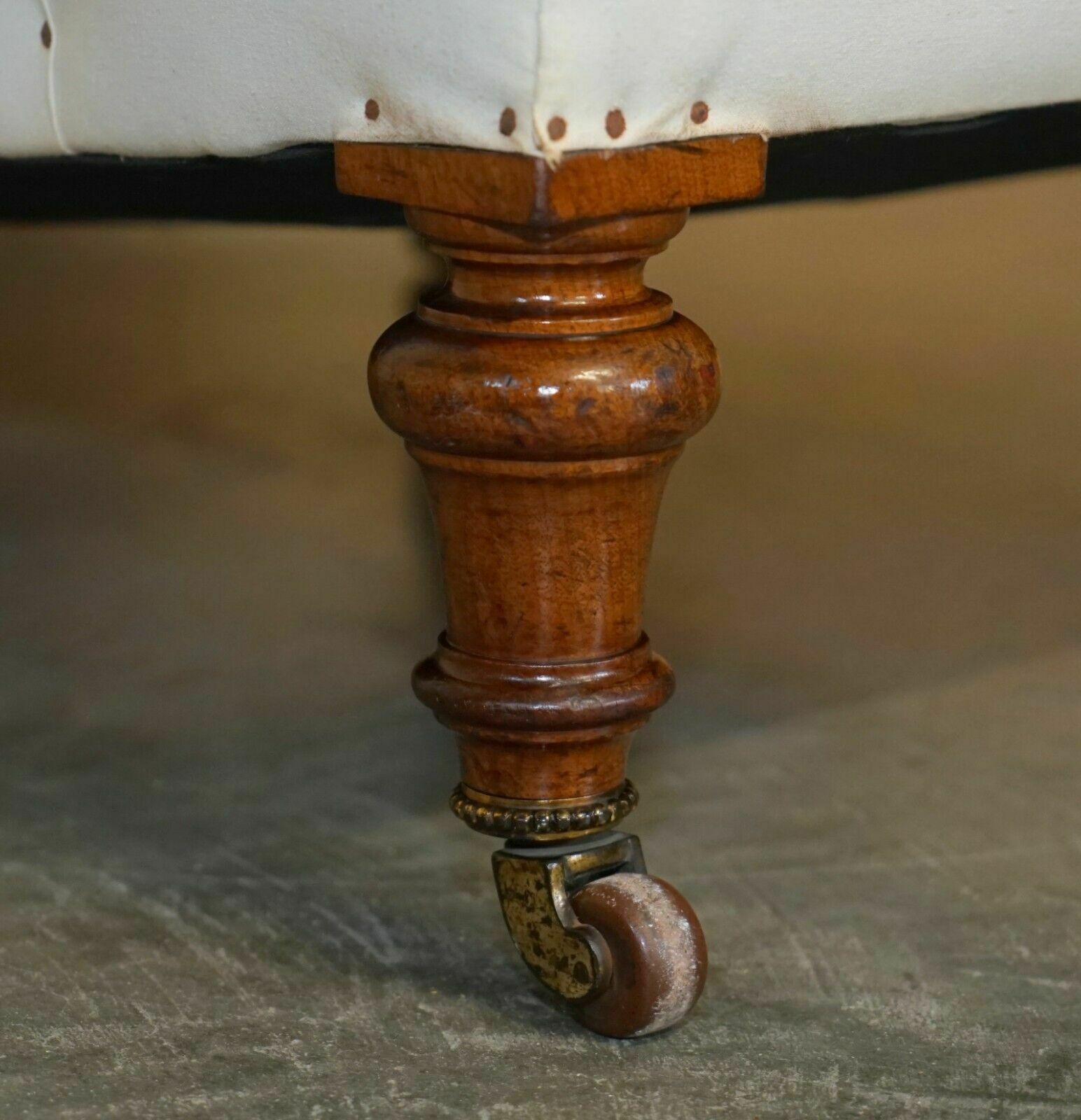 photo for sale Antique Victorian Howard & Son's Bridgewater Style Armchair Nicely Sculpted Arms