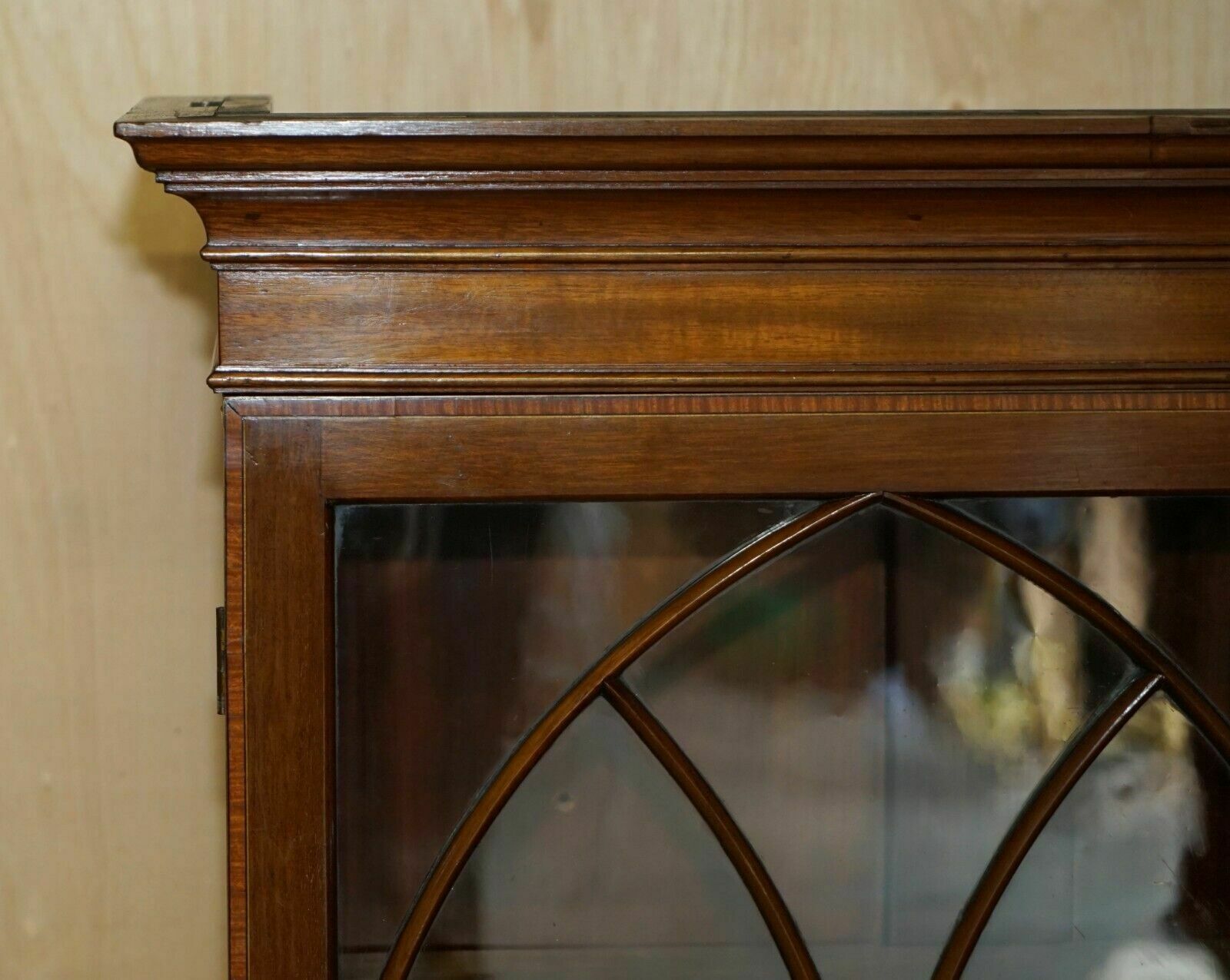 Stunning Antique Circa 1840 Sheraton Revival Library Bureau Bookcase On Drawers photo Furniture