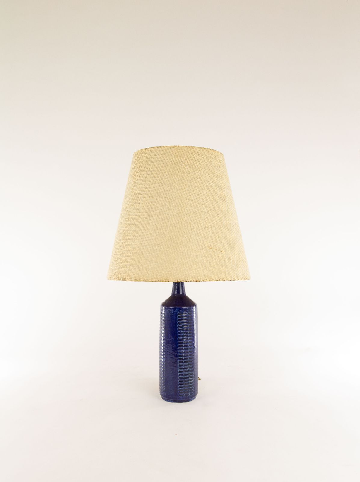 Cobalt Blue Palshus Table Lamp Model Dl/27 By Annelise And Per Linnemann Schmidt, 1960s photo furniture