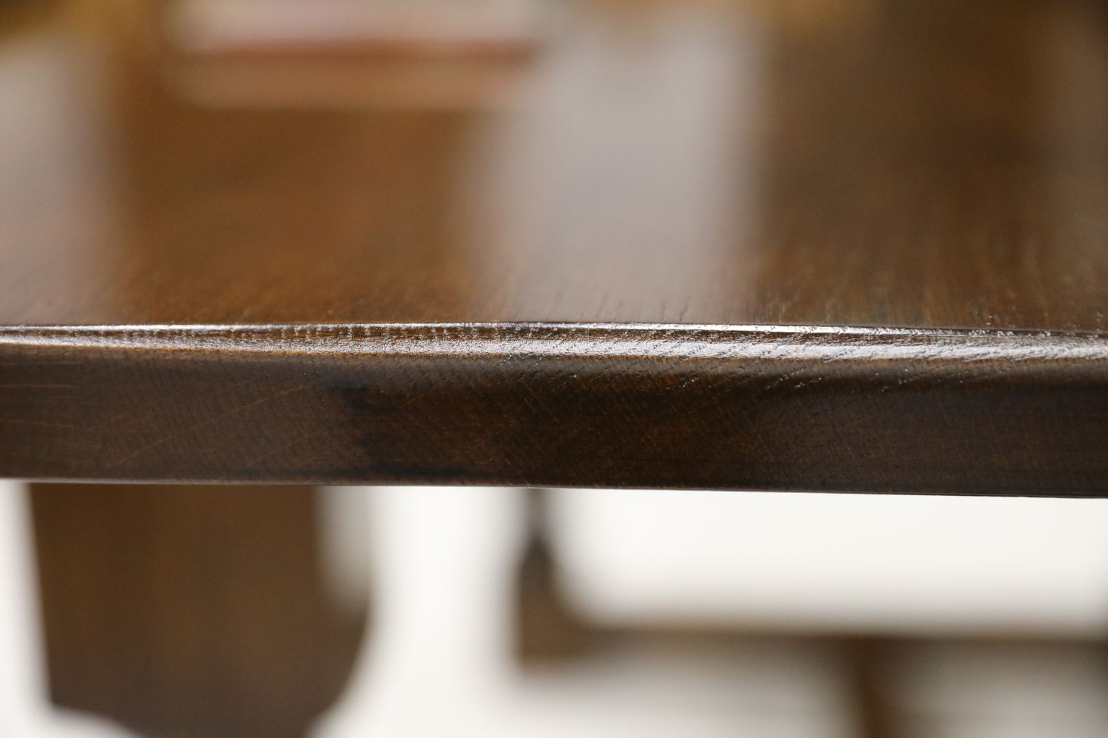 photo vintage Reproduction Large Solid Oak Dining Table 6ft X 3ft Reprodux Free Uk Delivery