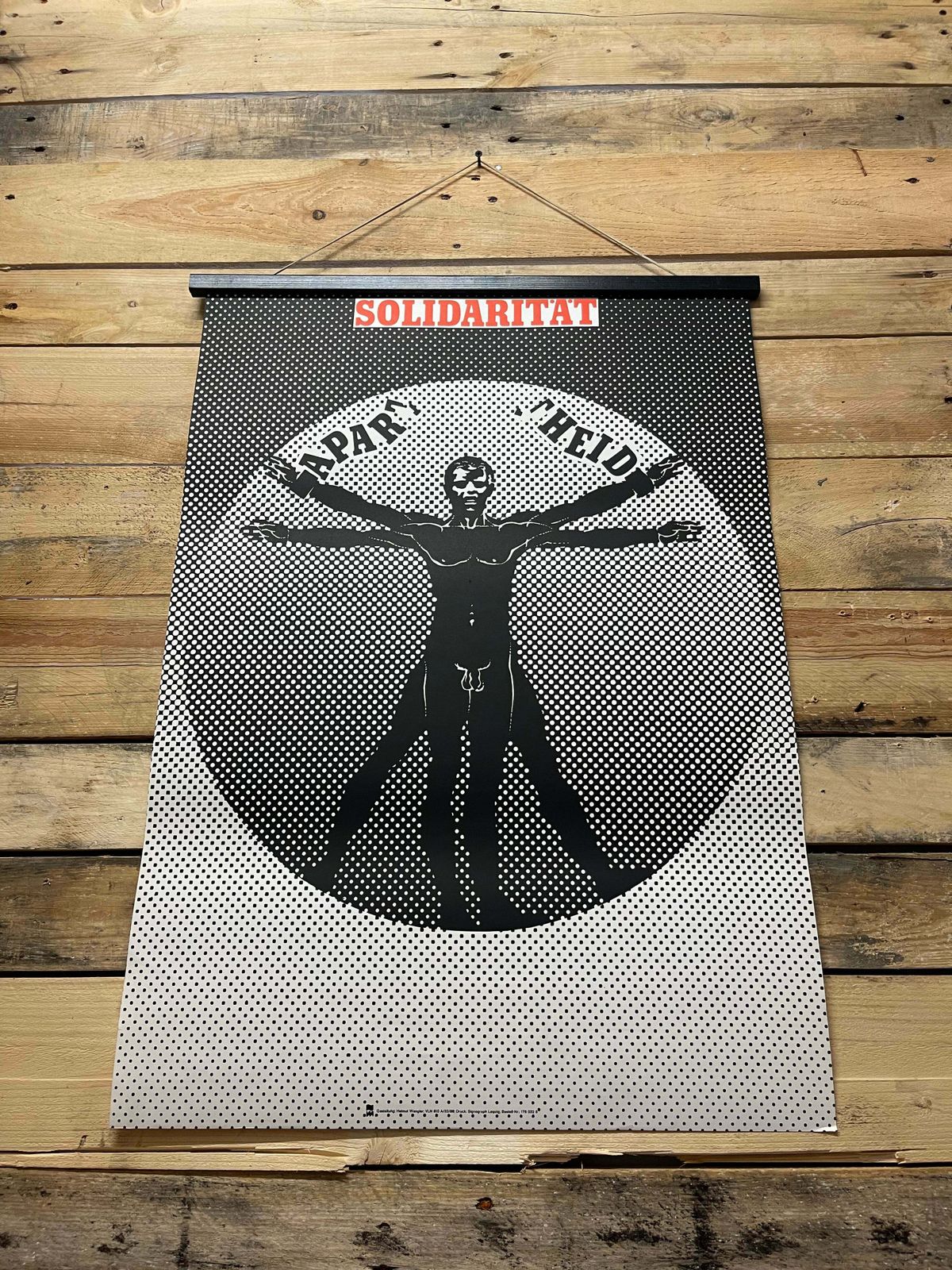 Ultra Rare 1980s Ddr Solidarity Anti Apartheid Poster By Helmut Wengler photo 550.0