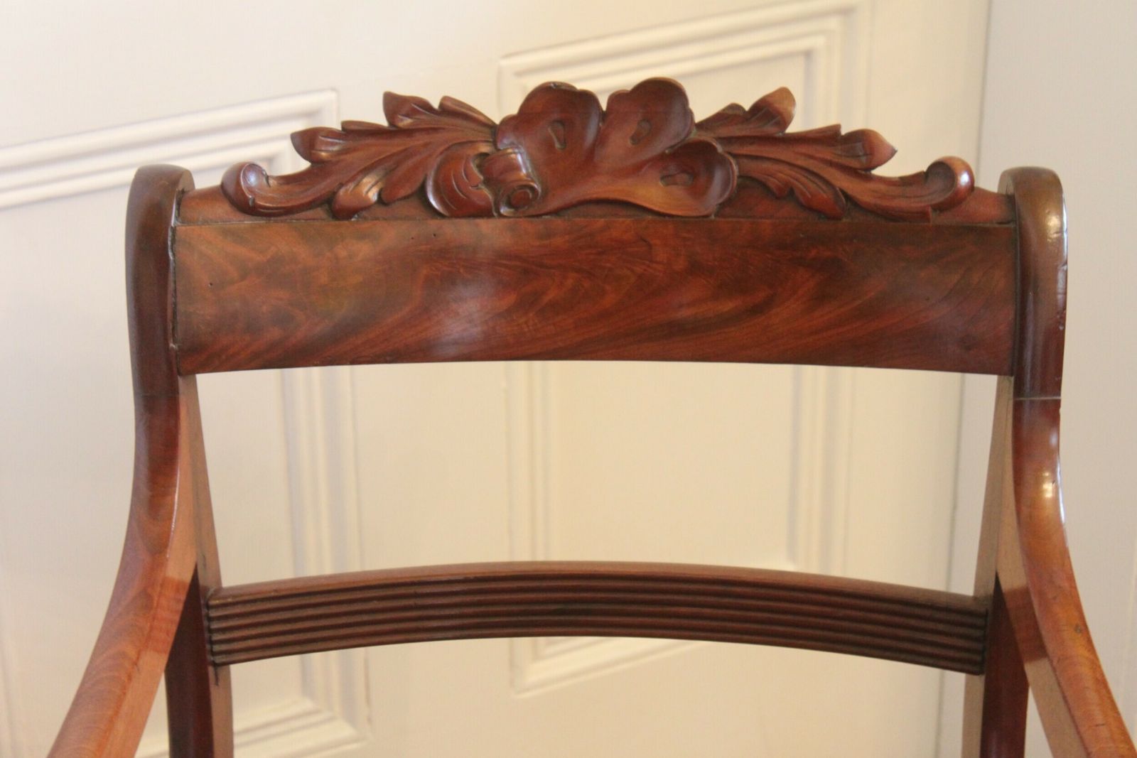 Regency Period Mahogany Sabre Leg Armchair photo Furniture