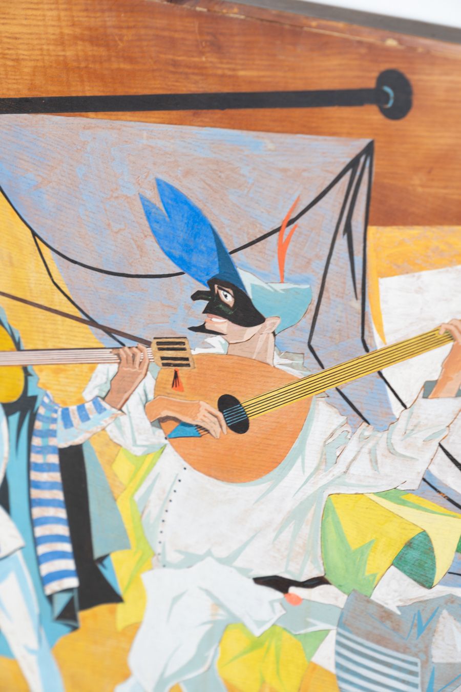 Menossi Painting, Neapolitan Carnival 1970 1980 photo 2100.0