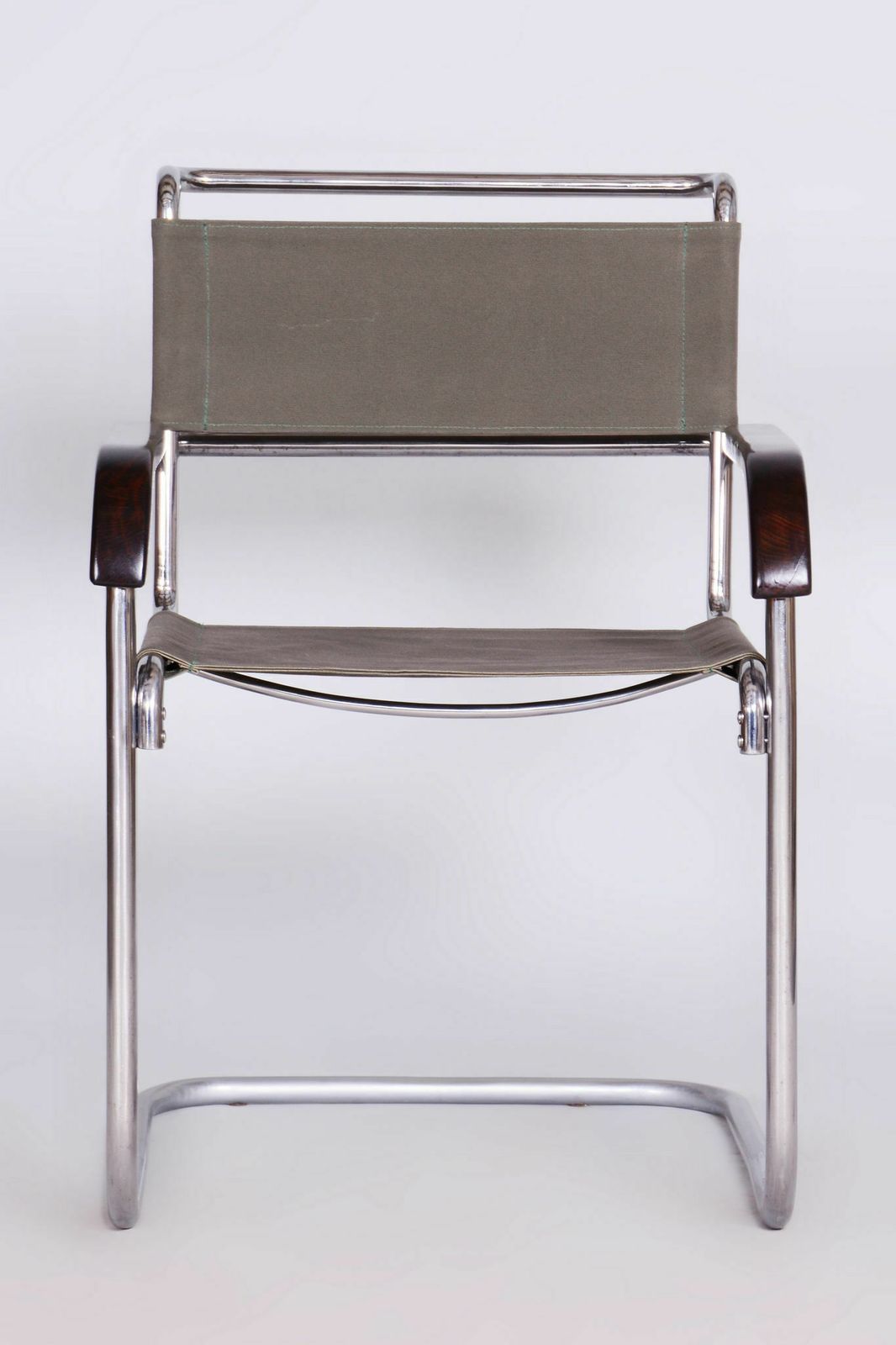 Restored Bauhaus Armchair, Thonet, Marcel Breuer, Czechia, 1930s photo Furniture