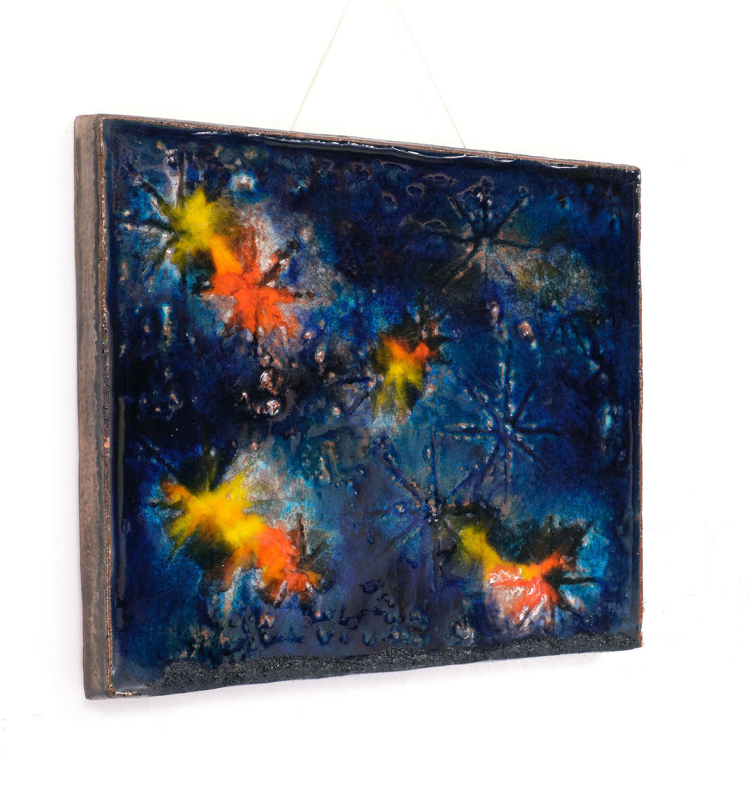 Set Van Drie Abstracte Keramische Wandplaquettes. Duitsland, Ca. Jaren 1960 photo buy