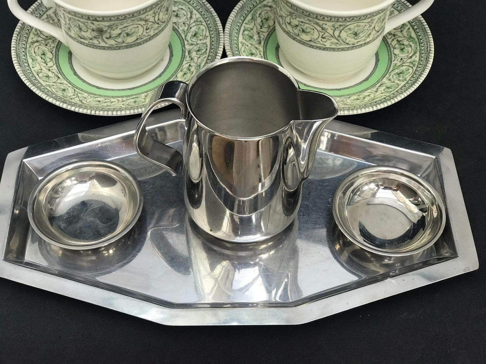 photo furniture Breakfast Set For Two Cups Creamer Alessi Sugar Bowl Gift For Couple English Tea Set Gift For Friend English Tea Cup