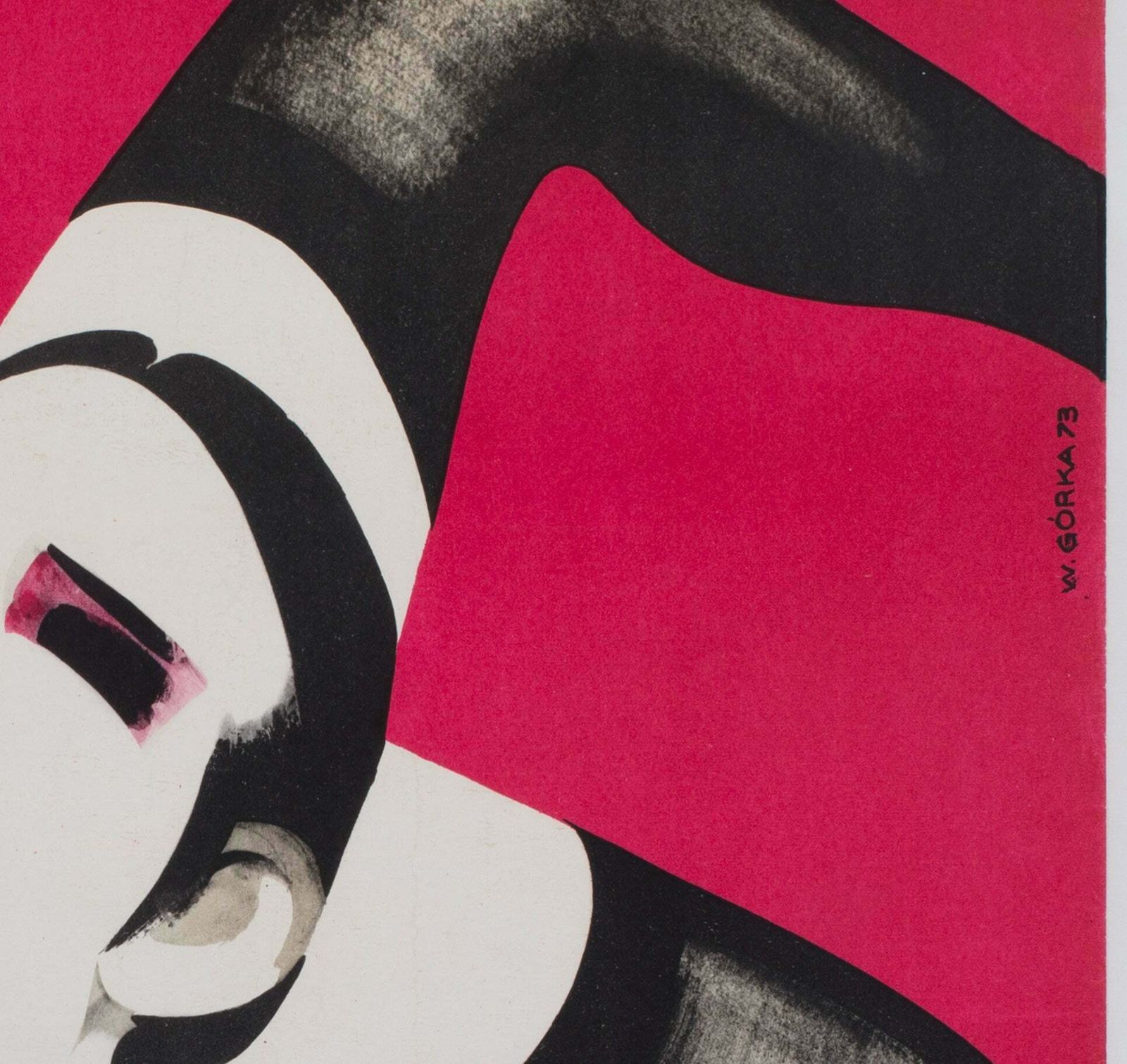 Cabaret 1973 Polish A1 Film Poster. Wiktor Gorka photo vinterior