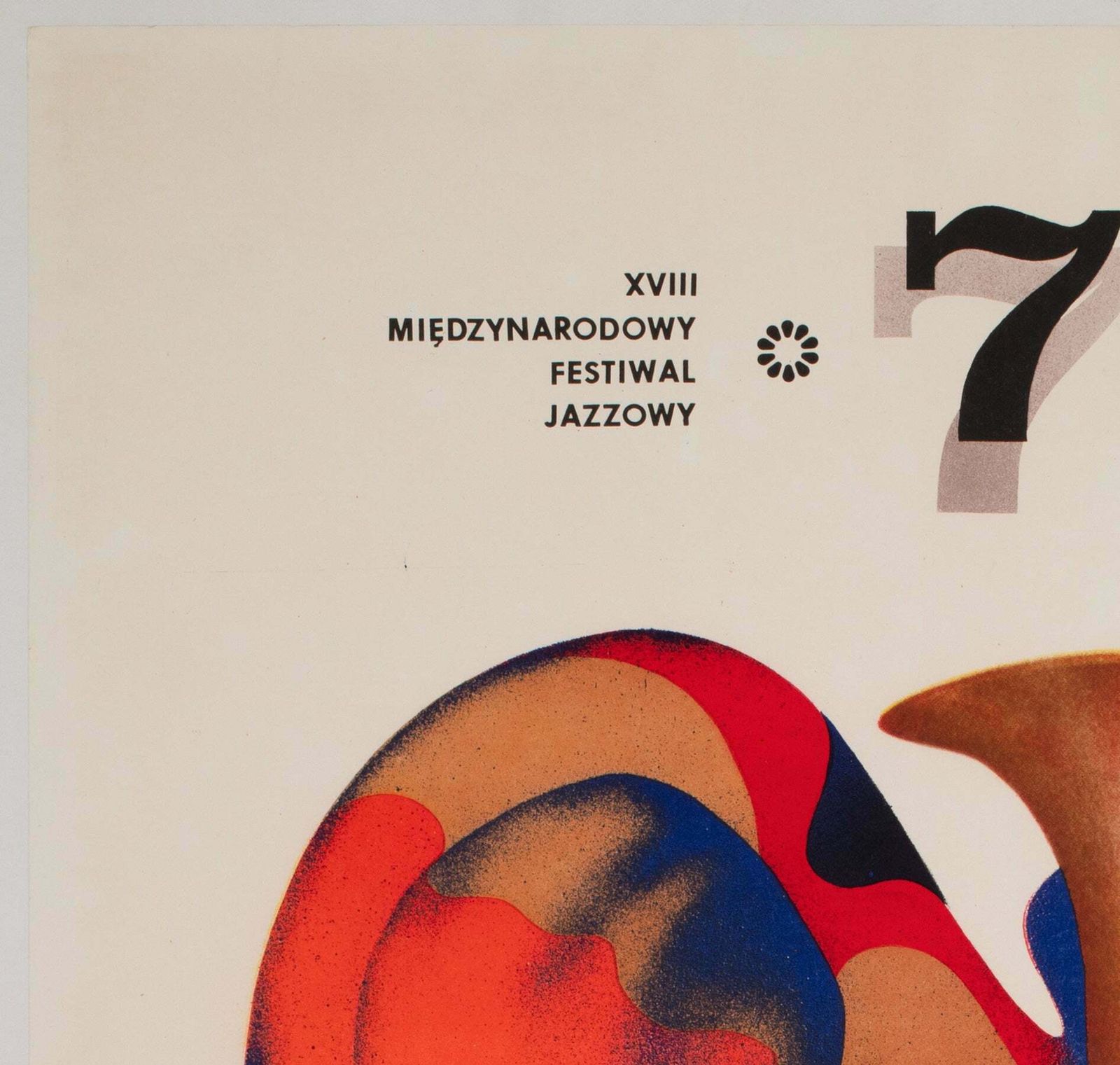 Jazz Jamboree 1975 Polish Jazz Festival Poster, Jedrzejkowski photo for sale