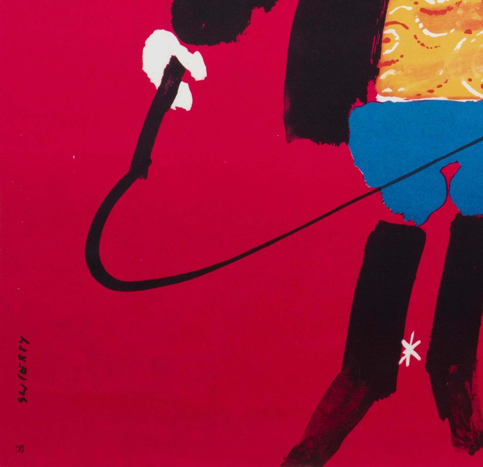 Cyrk Ringmaster Horse 1970 Polish Circus Poster, Waldemar Swierzy photo buy