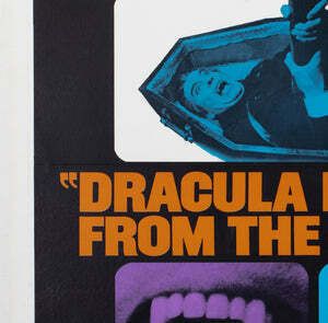 Dracula Has Risen From The Grave 1969 Us International 1 Sheet Film Poster , Steve Frankfurt & Phillip Gips photo 780.0