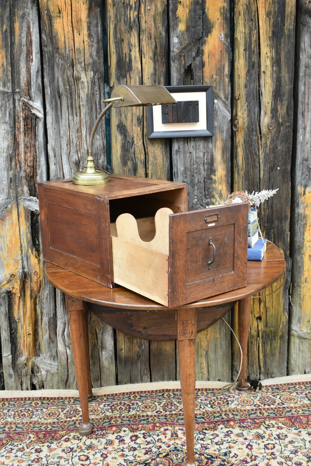 Antique Advance Oak Filing Cabinet Wj Southwood Home Office Paperwork Drawer photo 175.0