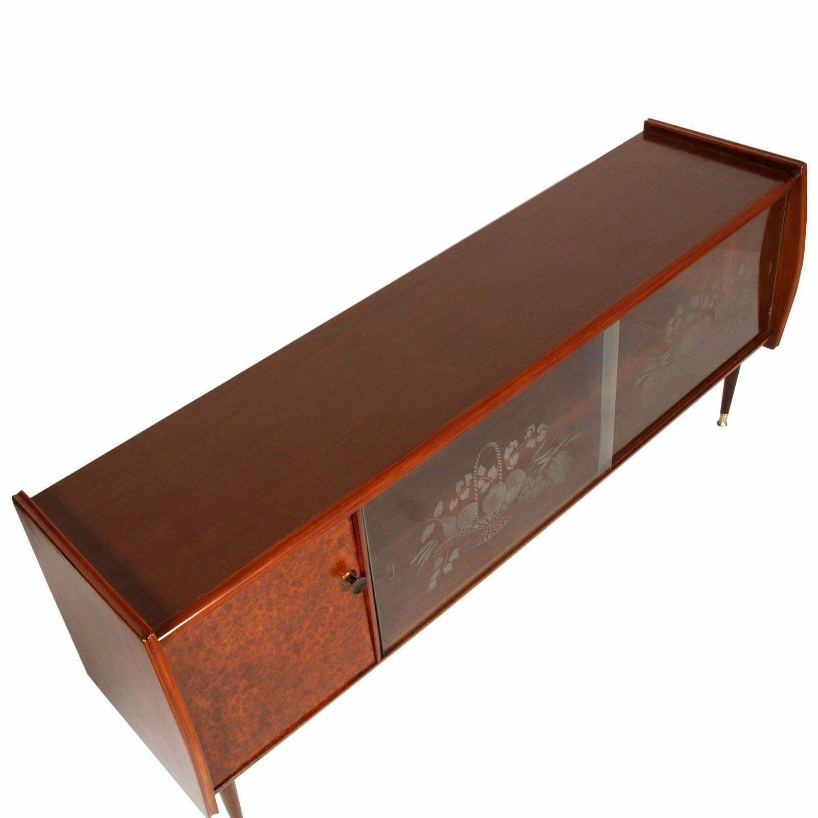 Midcentury Cabinet Art Deco From Lissone, Made In Milan, Gio Ponti Style photo furniture