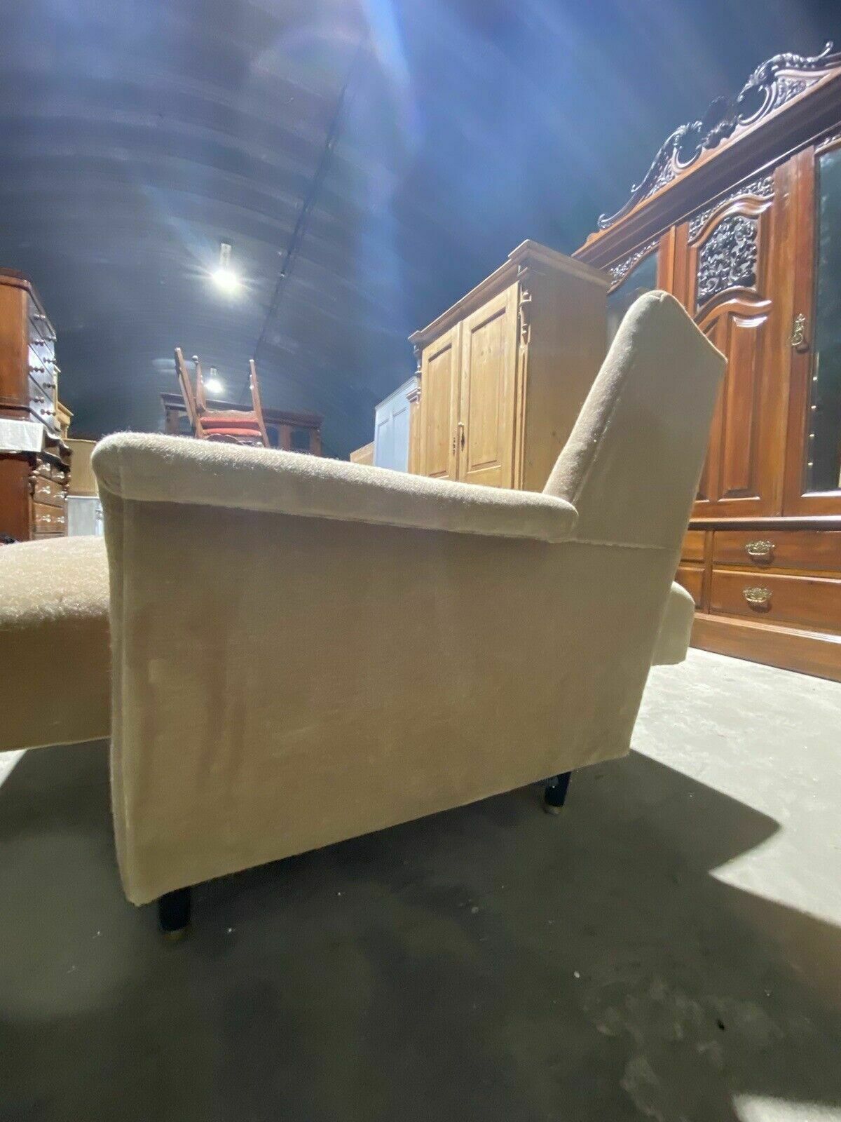 Mid Century Style Retro Large Three Seater Sofa   Fold Out Sofabed photo buy