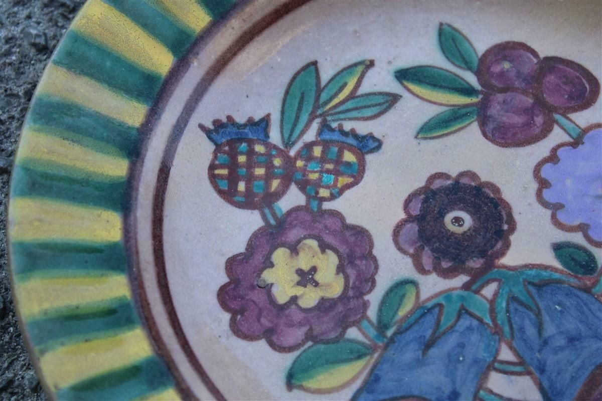 Rare Decorative Plate 1920 Ics Dolker Kowaliska Design Vietri Sul Mare photo 1588.0