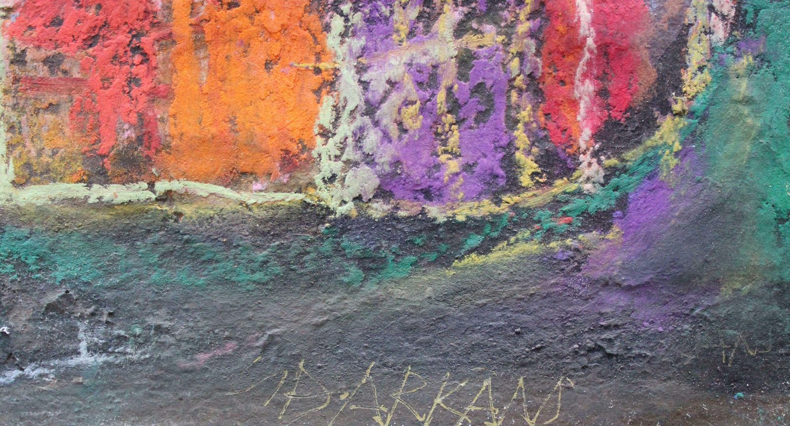 Georgs Barkans The Vision Of St. John Paper, Pastel, 2007 photo for sale