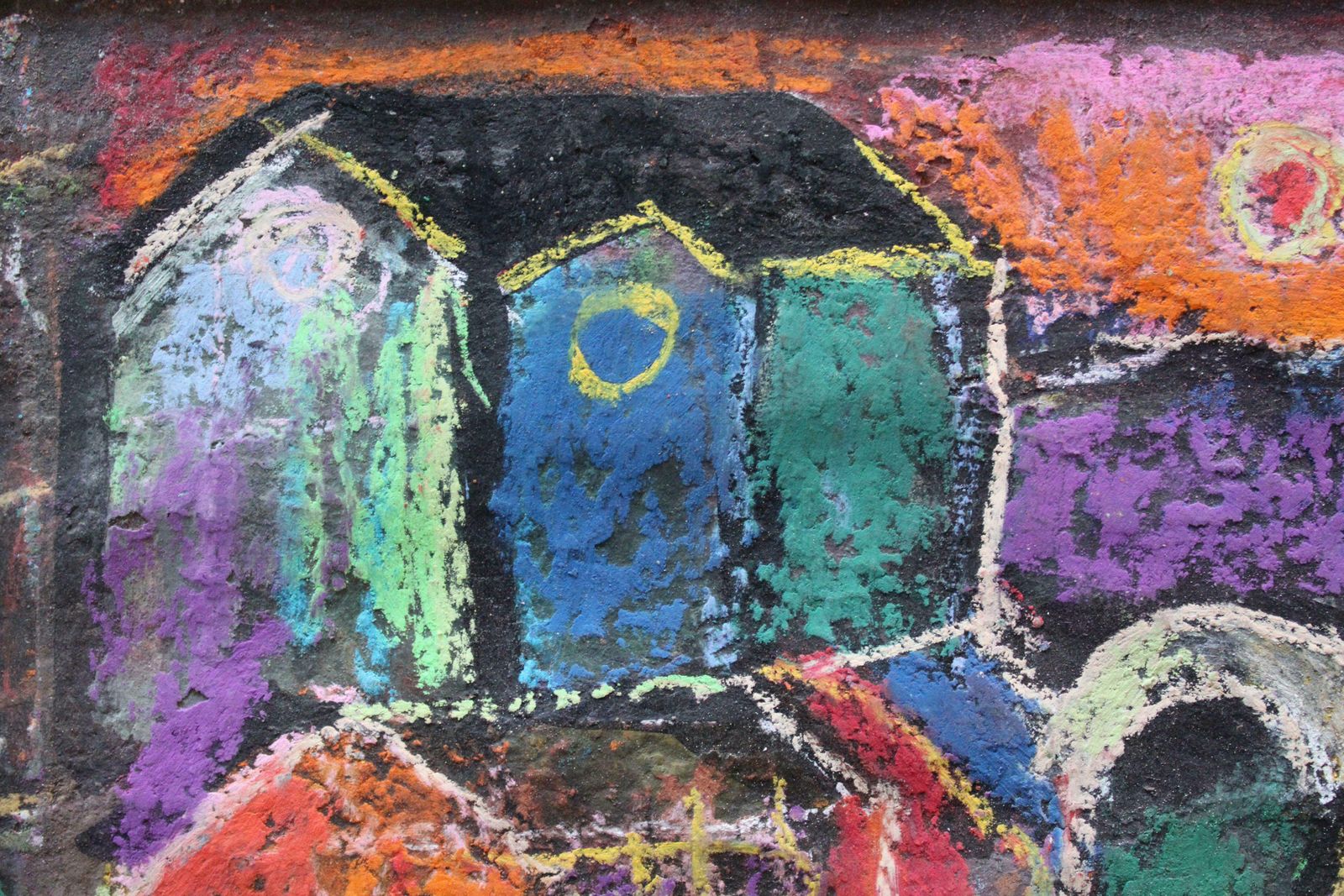 Georgs Barkans The Vision Of St. John Paper, Pastel, 2007 photo 423.0