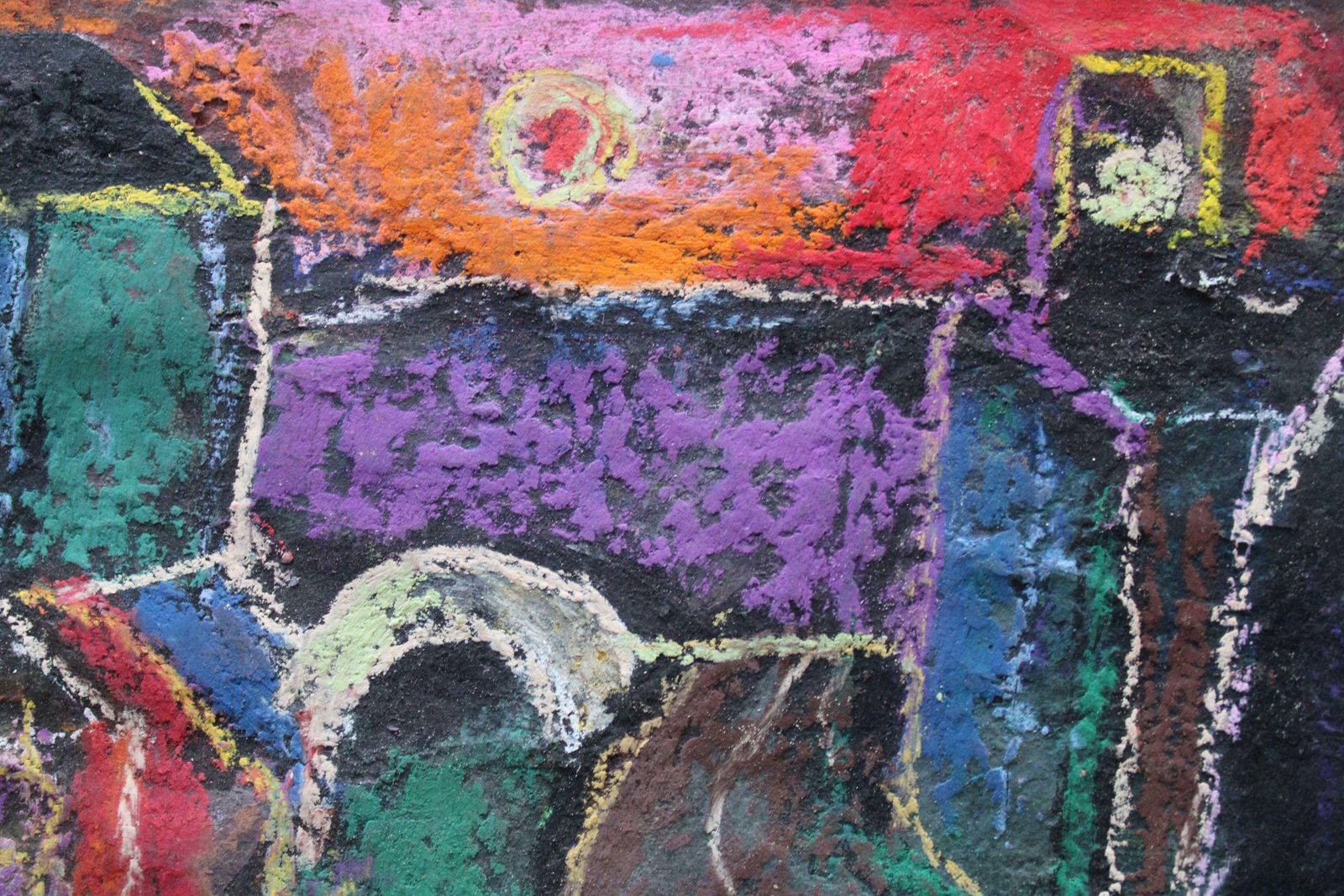 Georgs Barkans The Vision Of St. John Paper, Pastel, 2007 photo vinterior