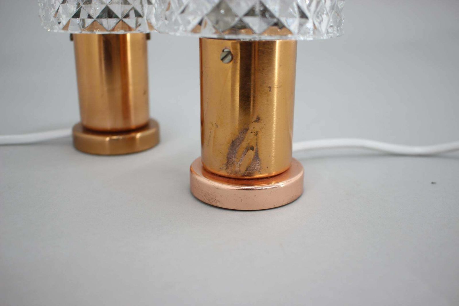 Pair Of Table Lamps In Copper By Kamenicky Senov, Czechoslovakia photo vinterior