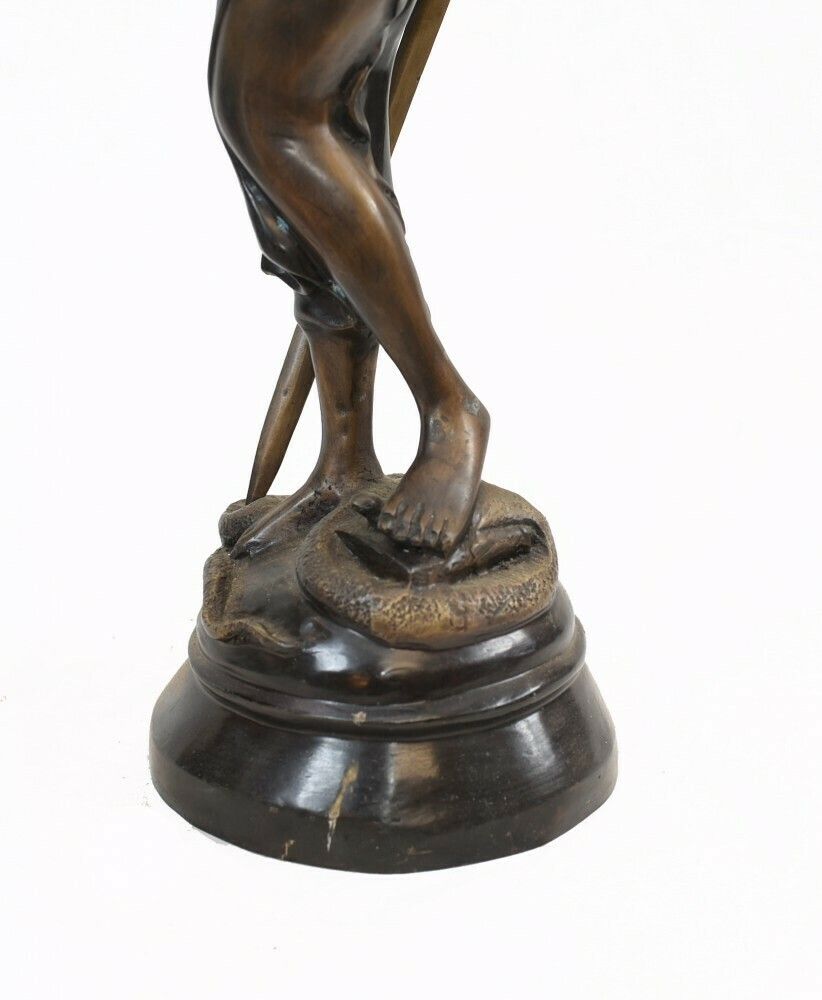 695.0 Bronze Lady Justice Statue Scales Legal Justitia Themis photo