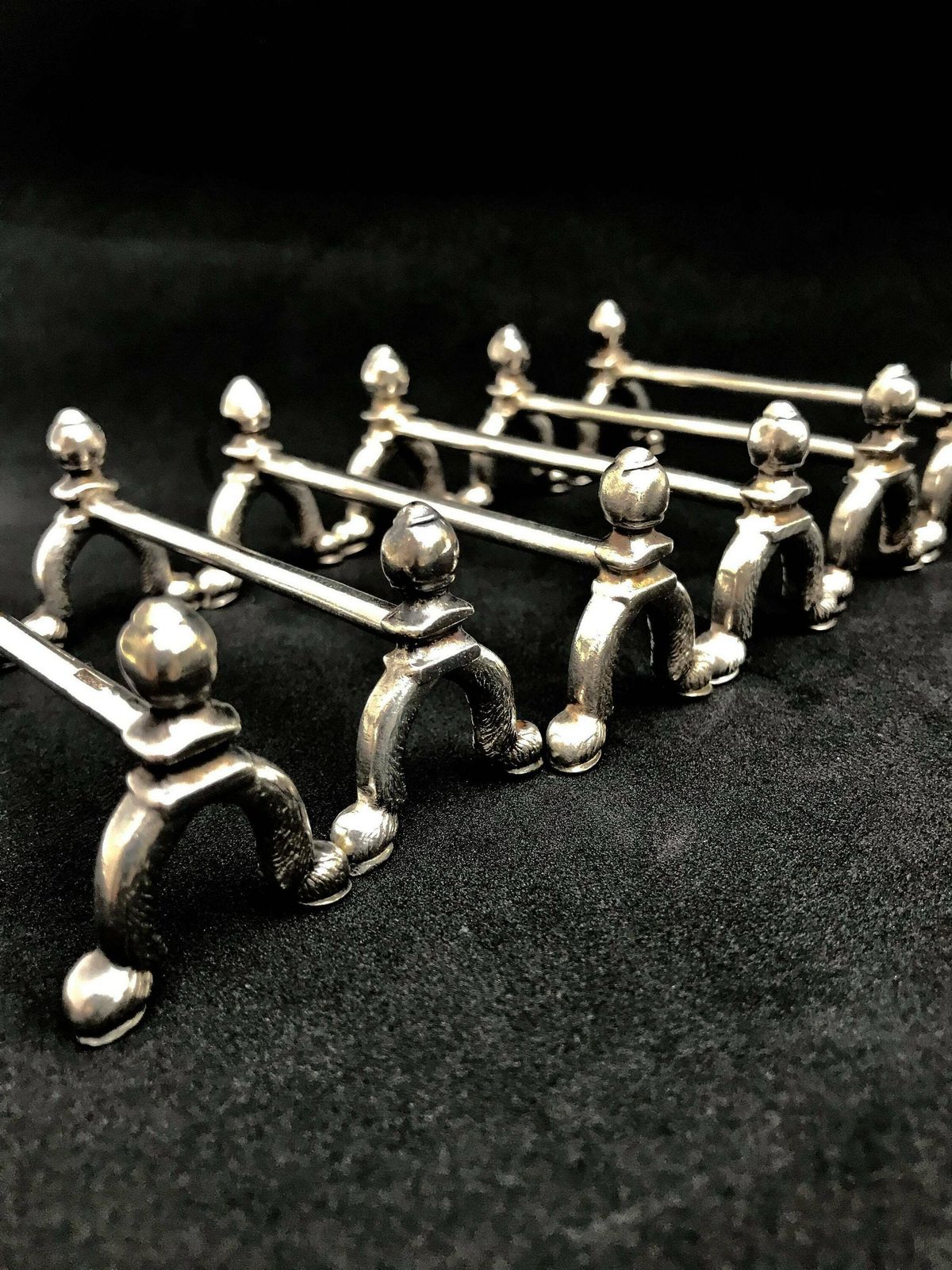 Knife Rests Art Deco Knife Rest Silver Plated Wiskemann Belgium A Set Of 6 Early 20th Century Bruno Wiskemann Silver Plated Wedding Gift photo furniture