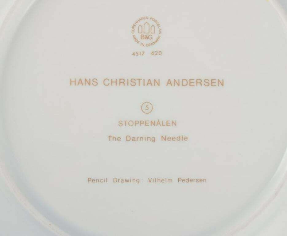 Bing & Grøndahl, A Set Of Eleven Porcelain Plates With H. C. Andersen Motifs. photo vinterior