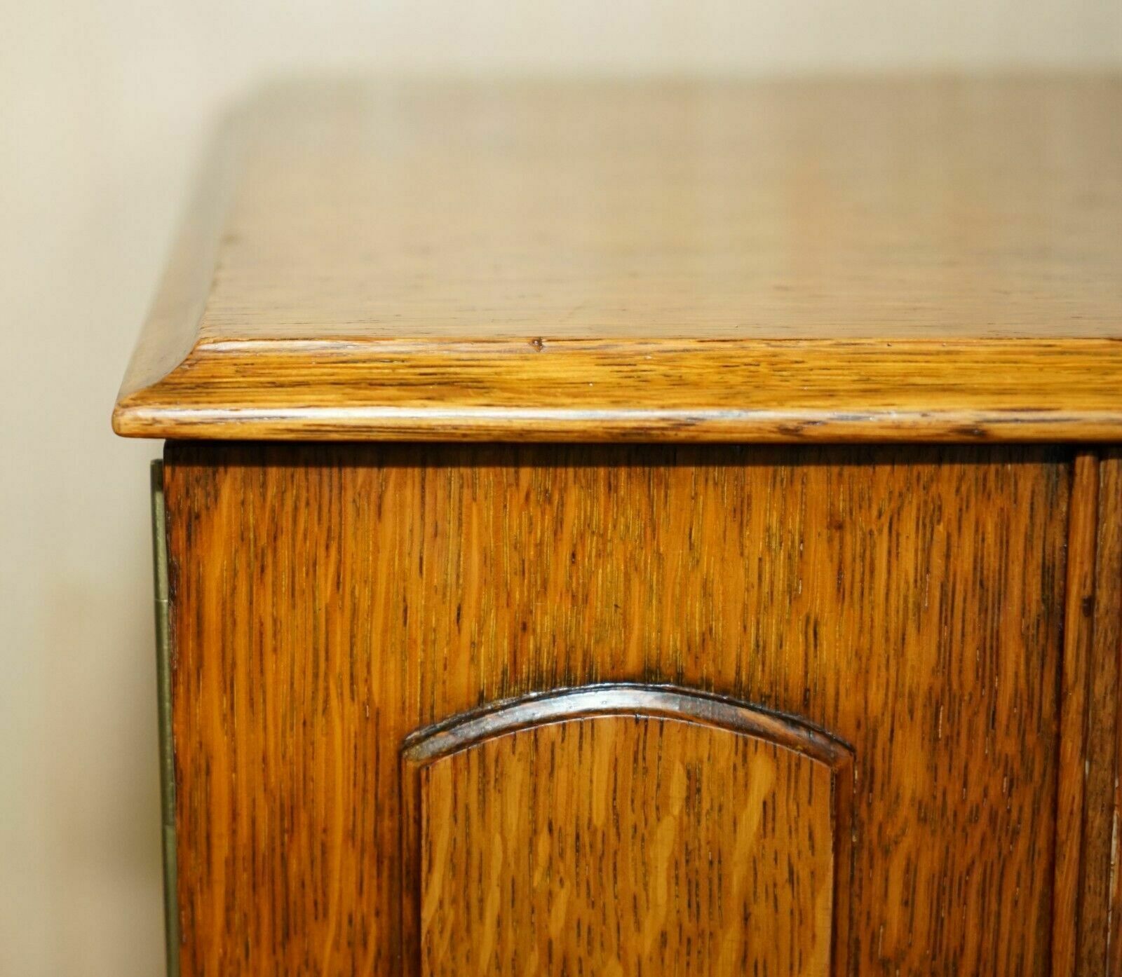 Restored Antique Art Nouveau Stationery Writing Cabinet With Calendar & Key photo Furniture
