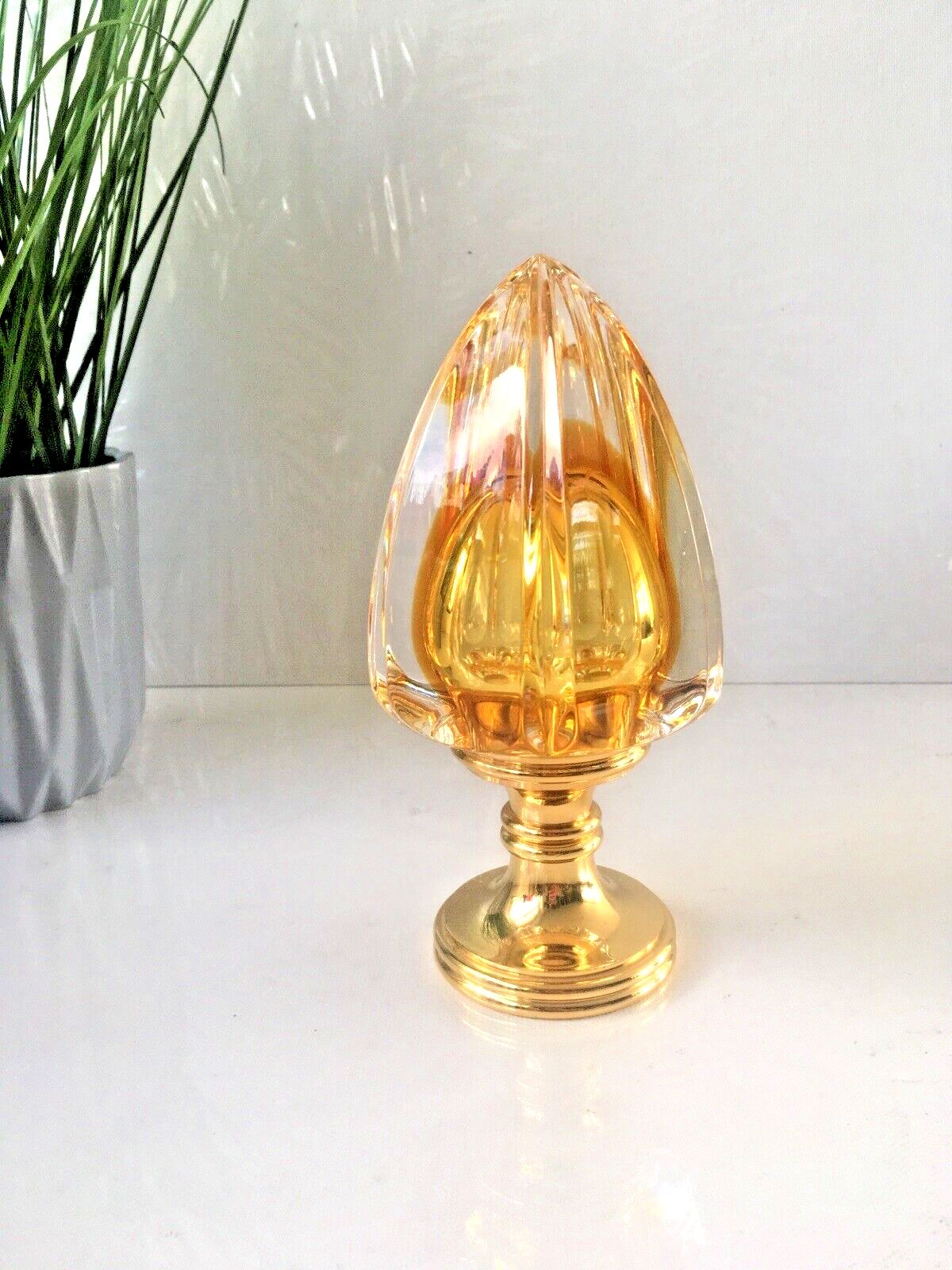 photo buy 1 Top Quality Baldi 60's Italian Crystal Bronze Murano Style Door Knob Handle