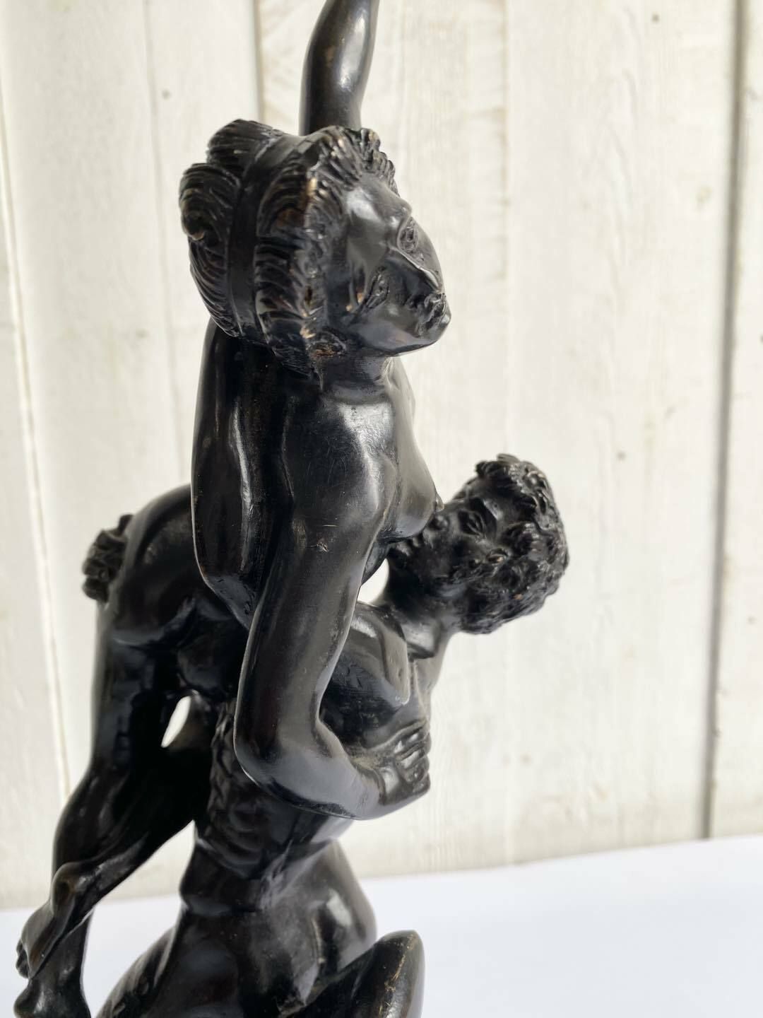 Bronze Statue Abduction Of A Sabine After Giambologna photo Art