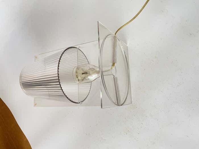 Kartell Take Lamp In Crystal By Ferruccio Laviani, Italian 21 Century photo Lighting