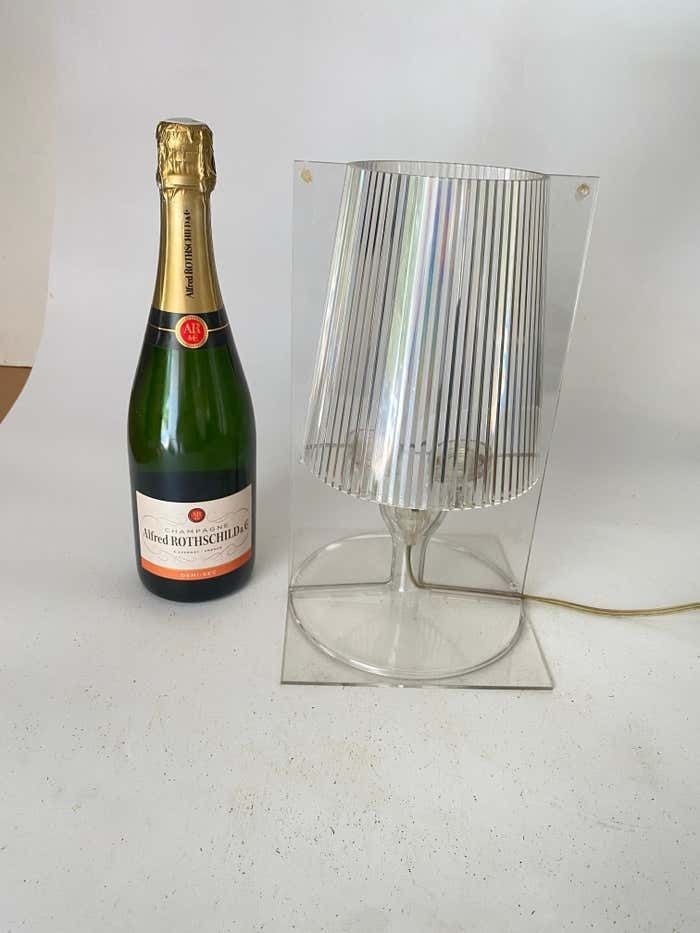photo furniture Kartell Take Lamp In Crystal By Ferruccio Laviani, Italian 21 Century