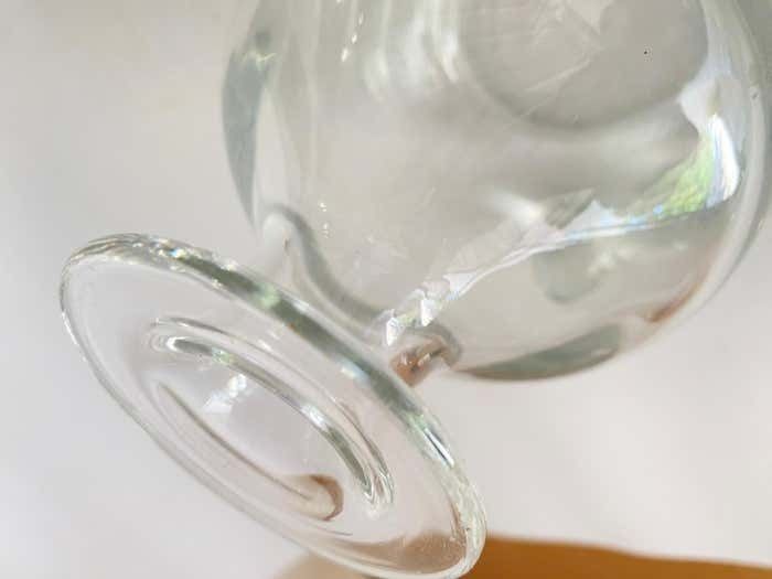 Baccarat Style Crystal Rond Perfection Whiskey Decanter France 20th Century photo furniture