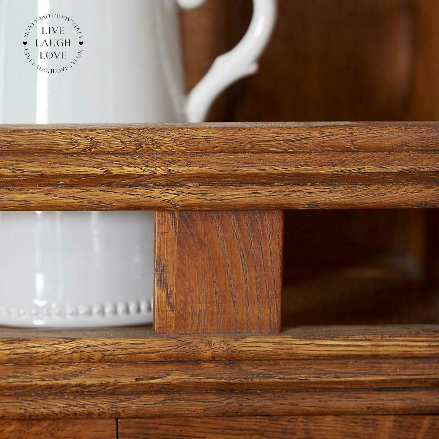 Furniture Vintage French Solid Oak Handmade Dresser photo
