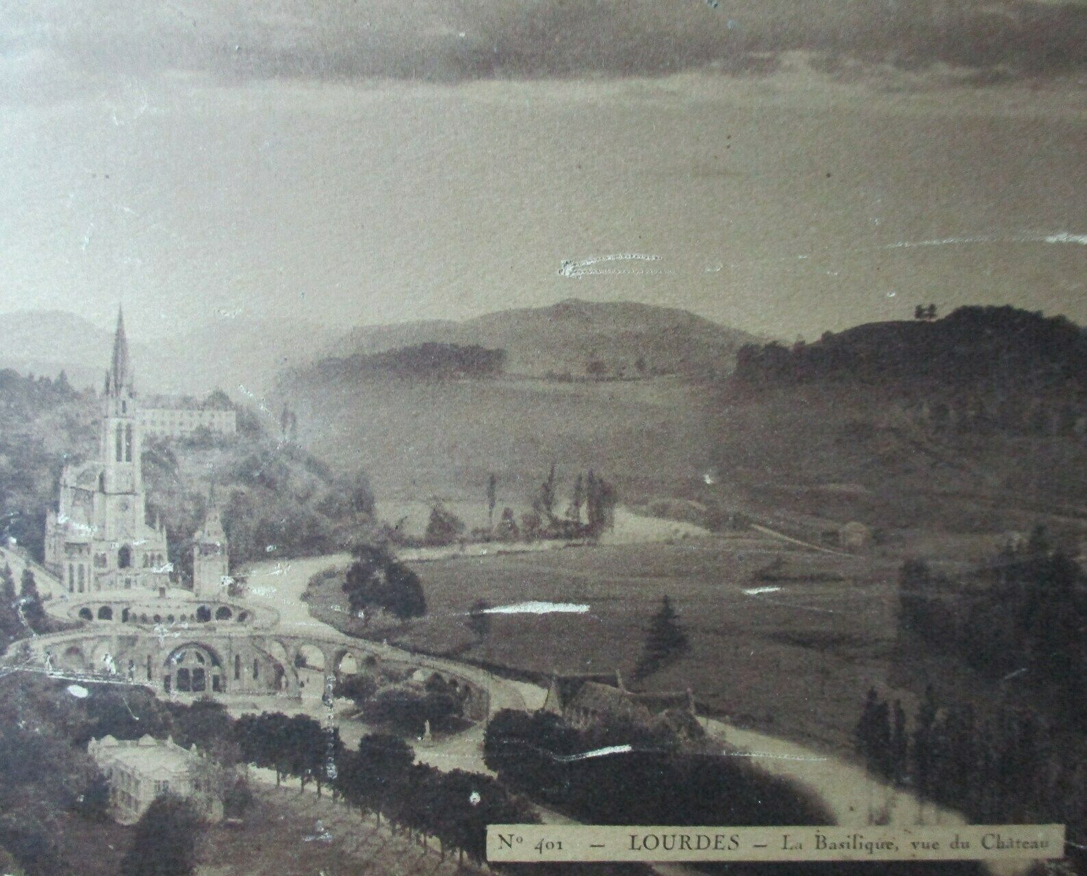 Set Of Mounted Vintage Photographs | French Pyrénées | Mountain Scenes | Cirque De Gavarnie | Lourdes |  Photography By Jean Jové photo for sale