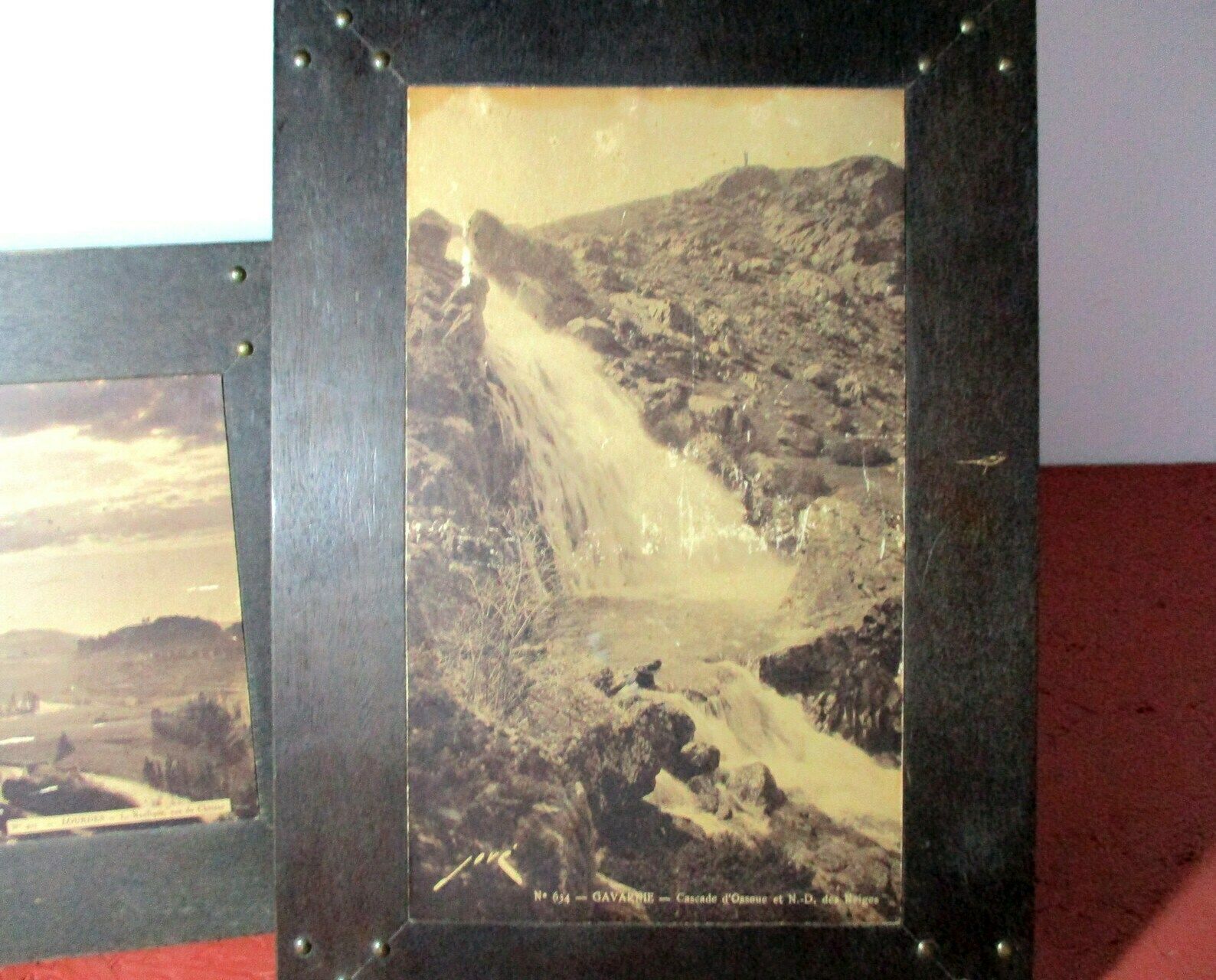 Set Of Mounted Vintage Photographs | French Pyrénées | Mountain Scenes | Cirque De Gavarnie | Lourdes |  Photography By Jean Jové photo vinterior